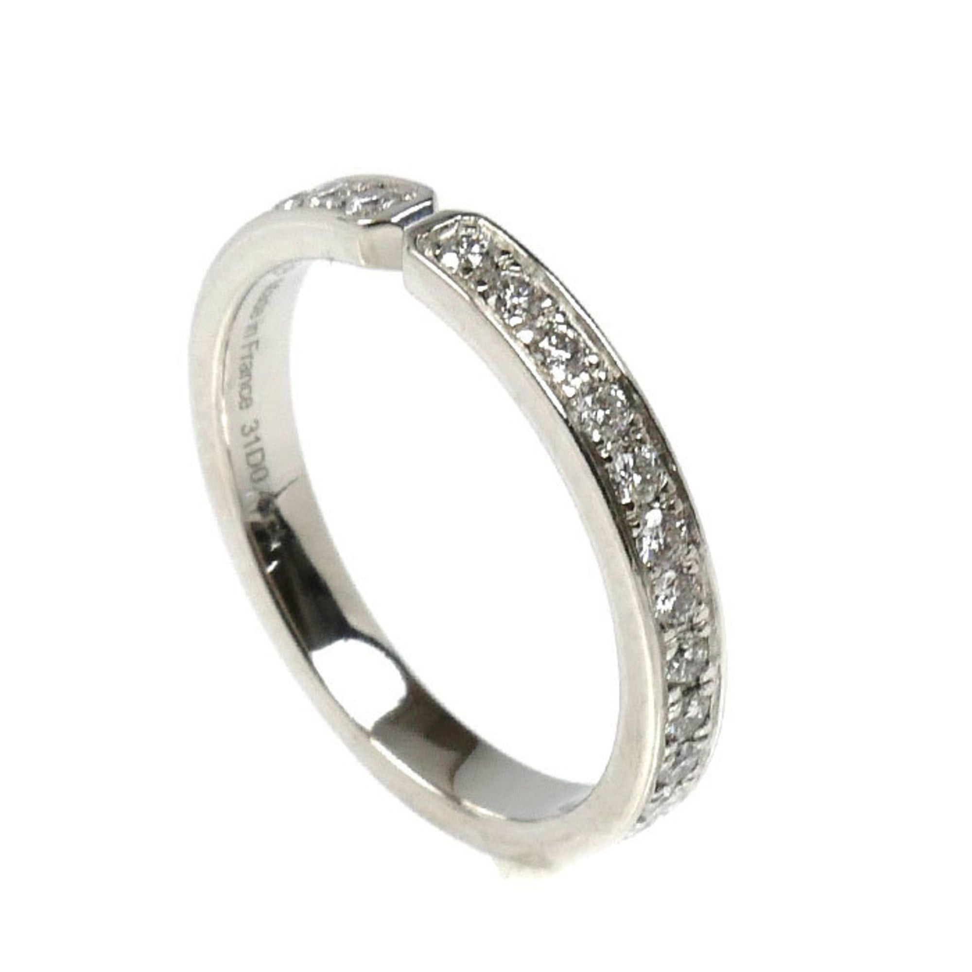 Hermes HERMES Pt950 Platinum Everkelly Ring H119668B 00048 Diamond 0.41ct 48 3.1g Women's Size ONE SIZE - 2 Thumbnail