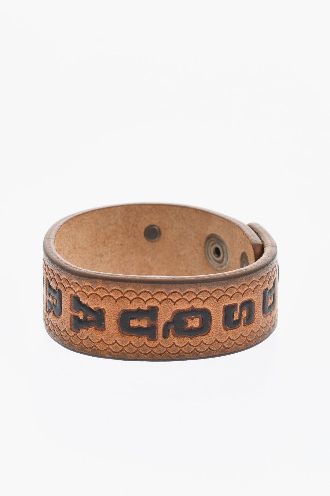 Dsquared2 Leather Bracelet with Silver-Tone Detail Size ONE SIZE - 2 Thumbnail