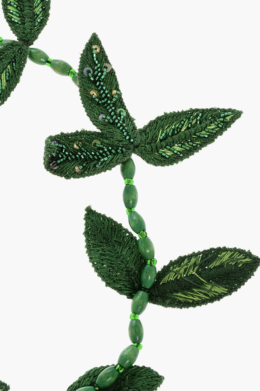 Dsquared2 Wooden Necklace with Botanical Appliqués Size ONE SIZE - 2 Thumbnail