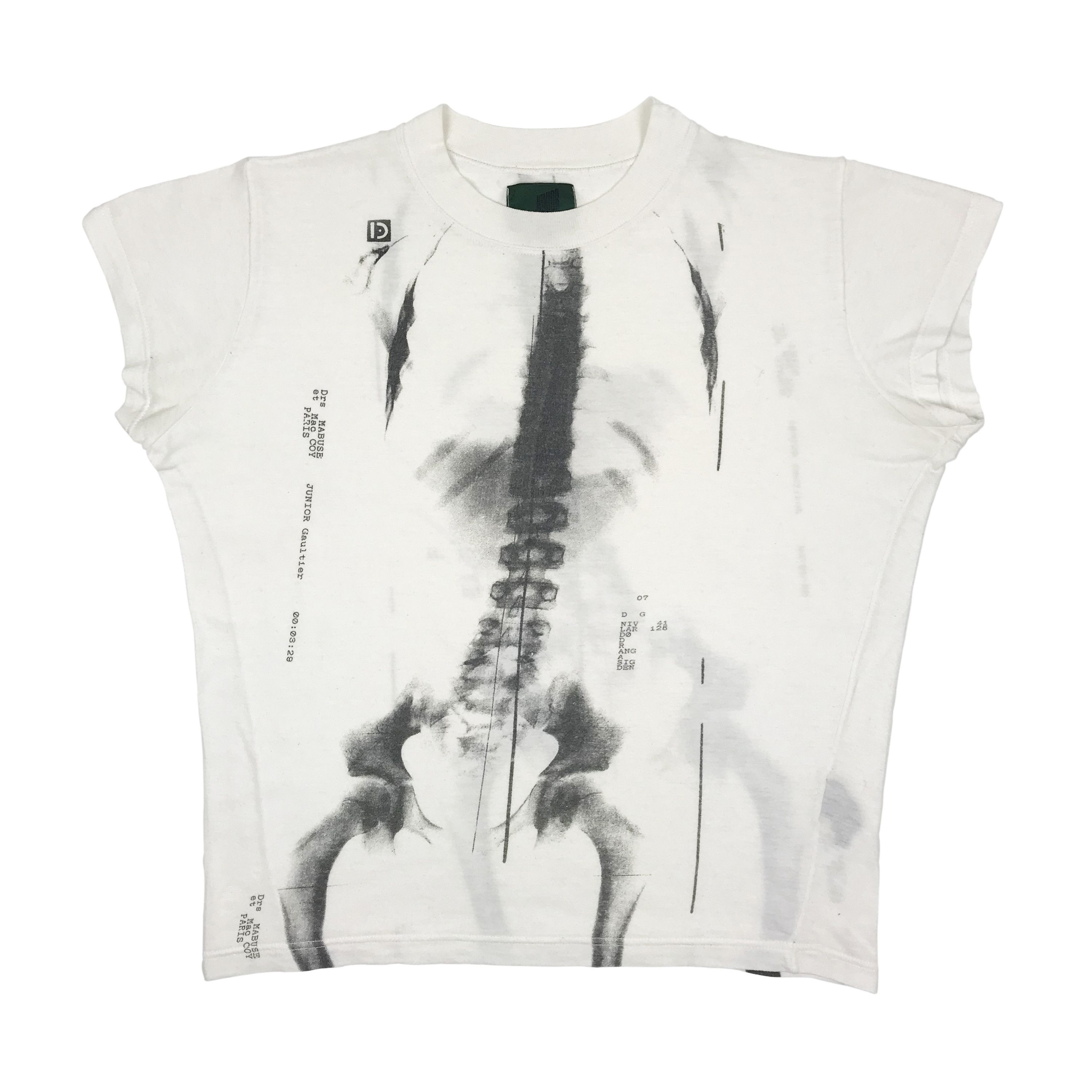 Jean Paul Gaultier Jean Paul Gaultier SS90 X-Ray T-shirt