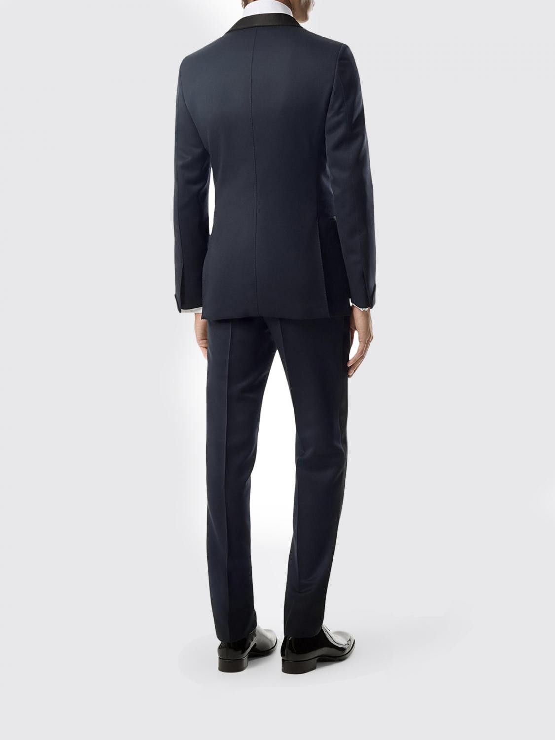 Tom Ford Tom Ford Suit Men Blue Size US L / EU 52-54 / 3 - 3 Thumbnail