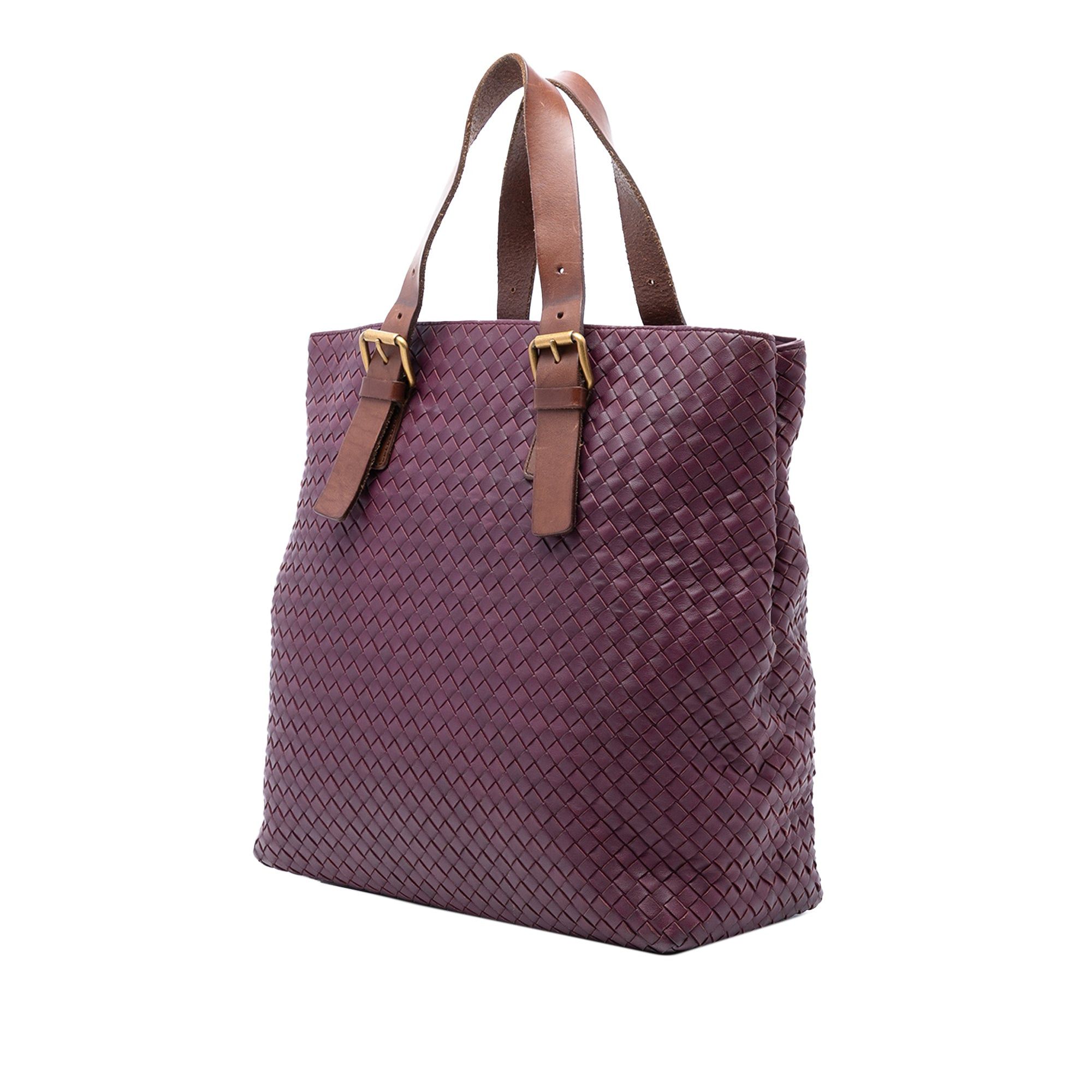 Bottega Veneta Bicolor Nappa Intrecciato Belt Strap Tote Size ONE SIZE - 2 Thumbnail