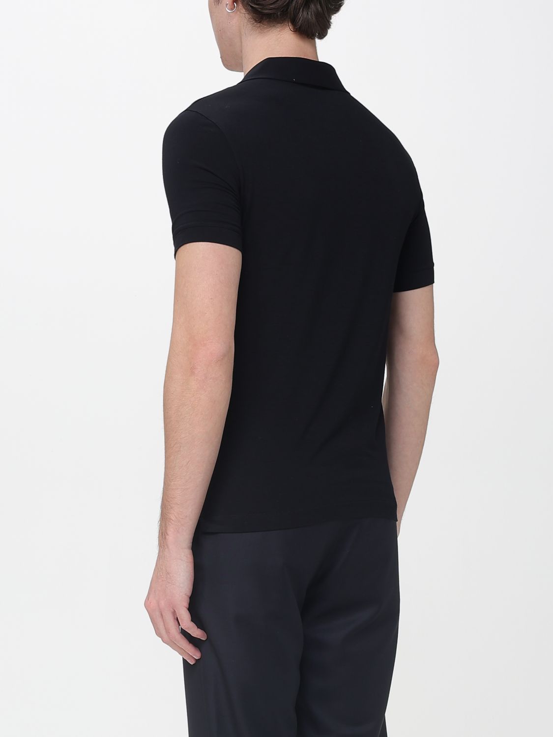Giorgio Armani Polo Shirt Men Black