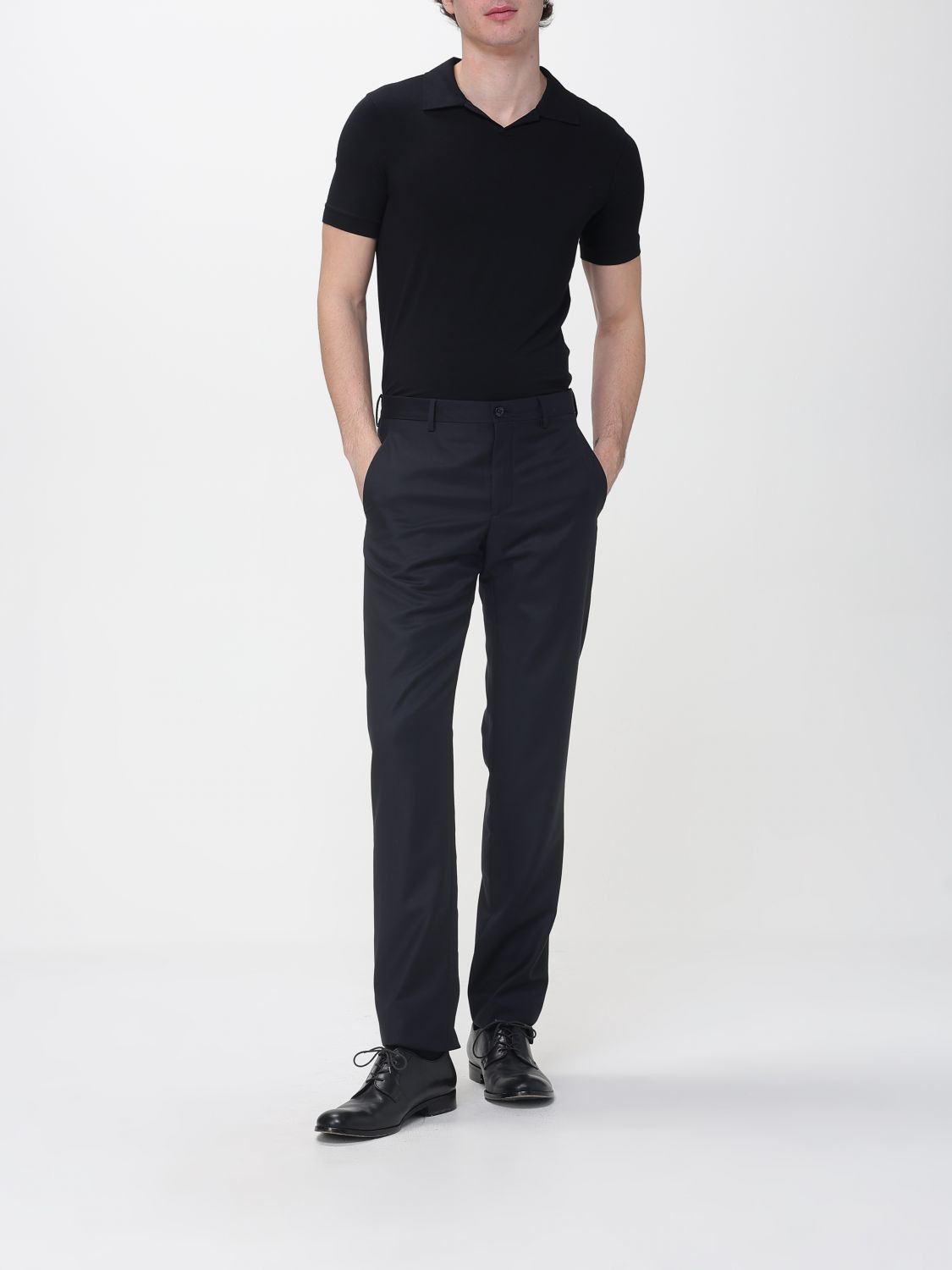 Giorgio Armani Polo Shirt Men Black