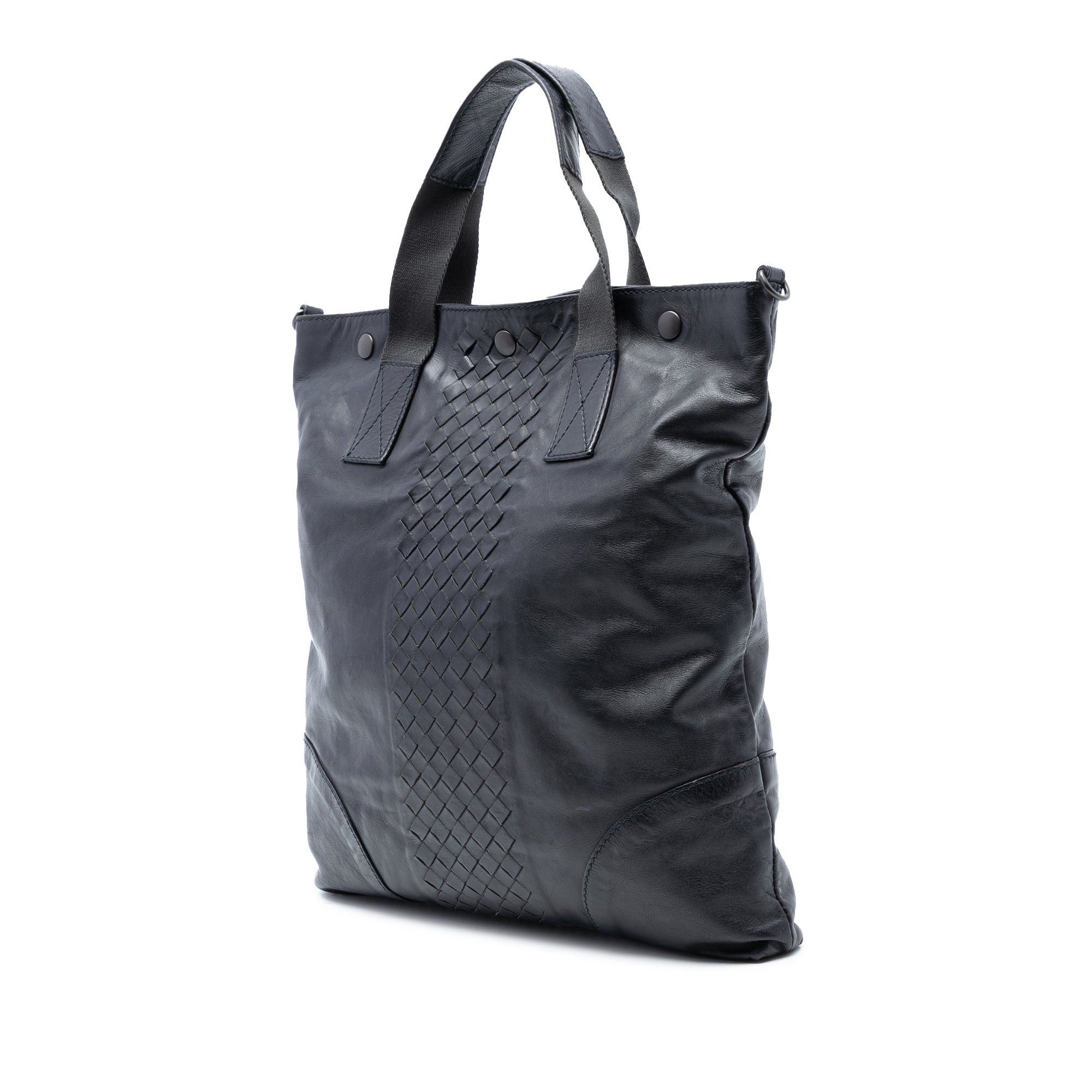 Bottega Veneta Intrecciato Trimmed Nappa Convertible Tote Size ONE SIZE - 2 Thumbnail
