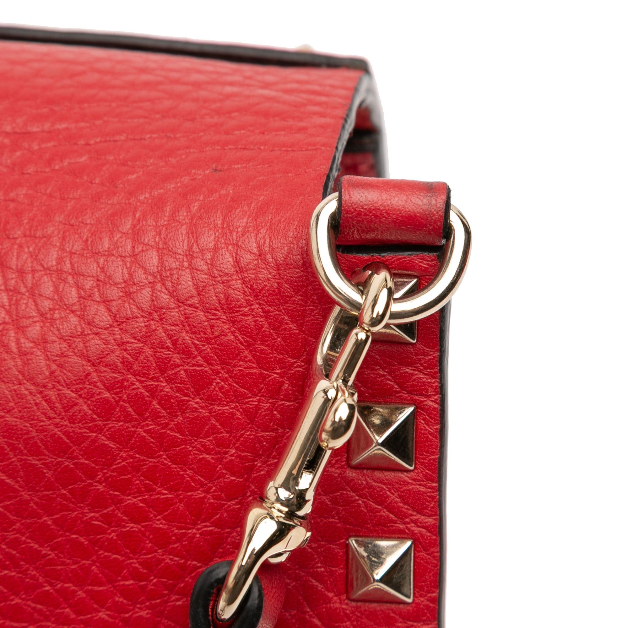 Valentino Small Grained Calfskin Rockstud Crossbody Size ONE SIZE - 8 Thumbnail