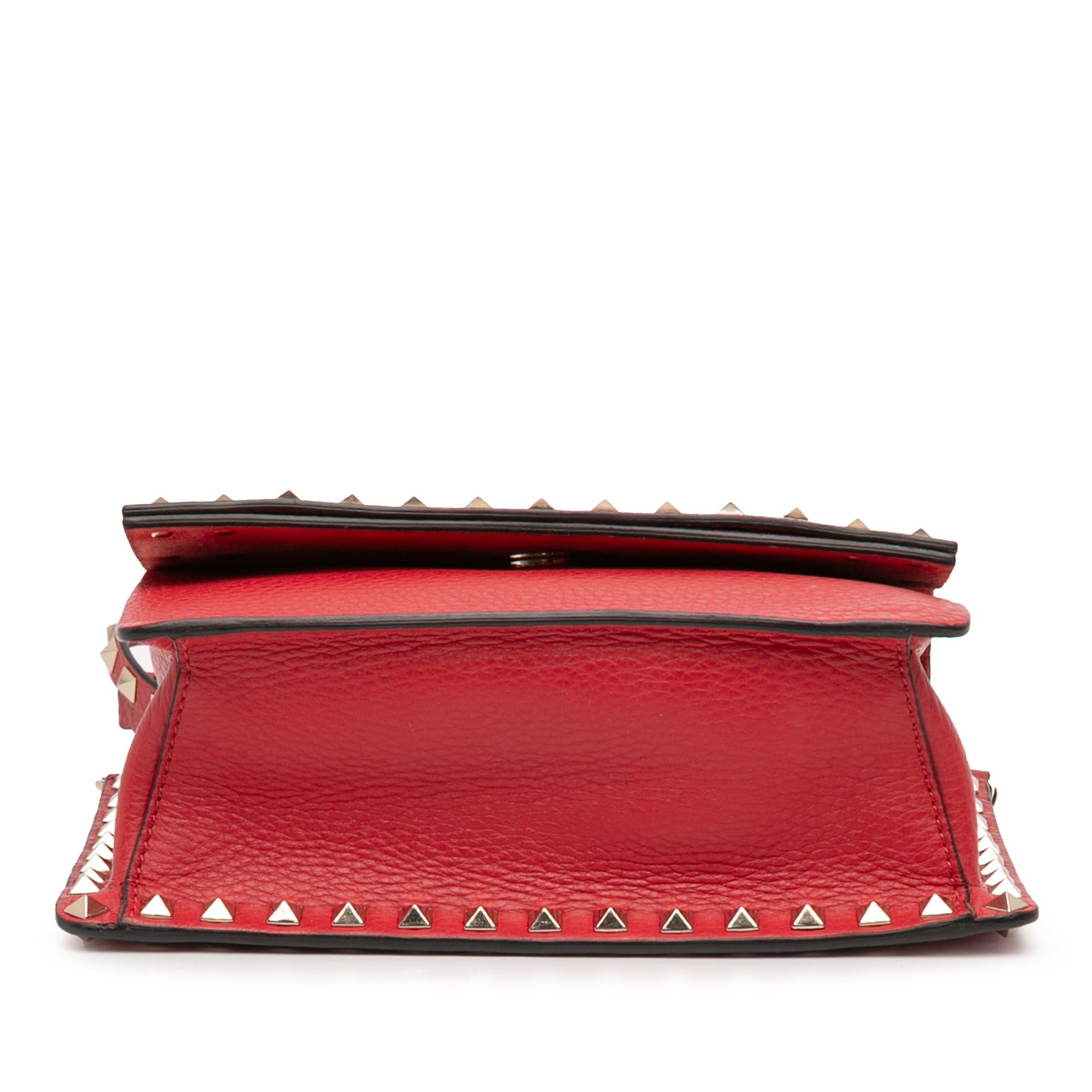 Valentino Small Grained Calfskin Rockstud Crossbody Size ONE SIZE - 3 Thumbnail