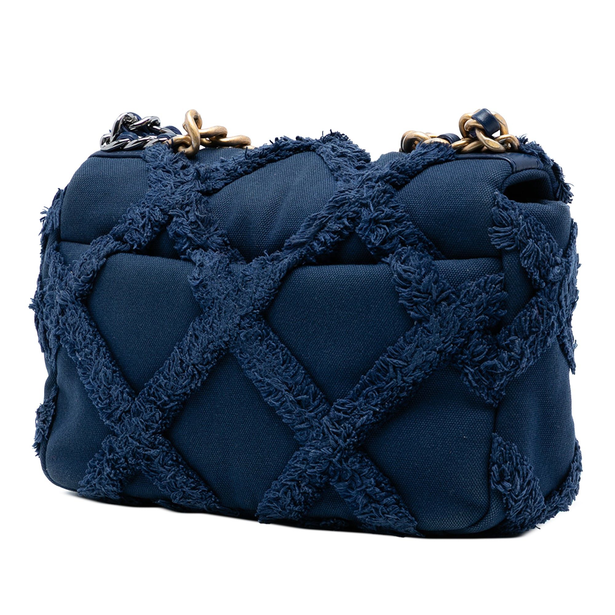 Chanel Medium Canvas and Cotton 19 Flap Size ONE SIZE - 2 Thumbnail