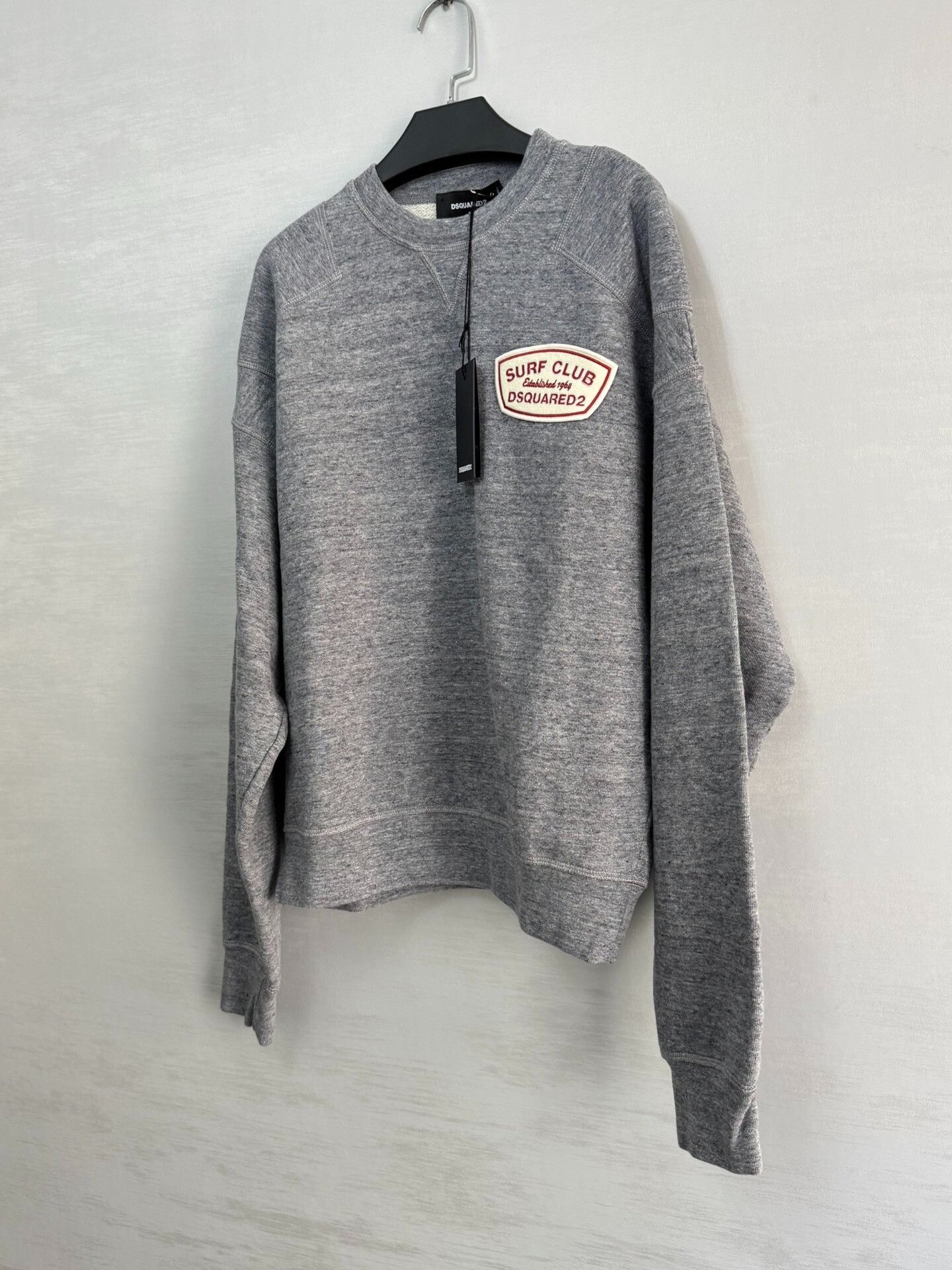 Dsquared2 DSQUARED2 Men's Solid Crewneck Sweatshirt Size US S / EU 44-46 / 1 - 2 Thumbnail