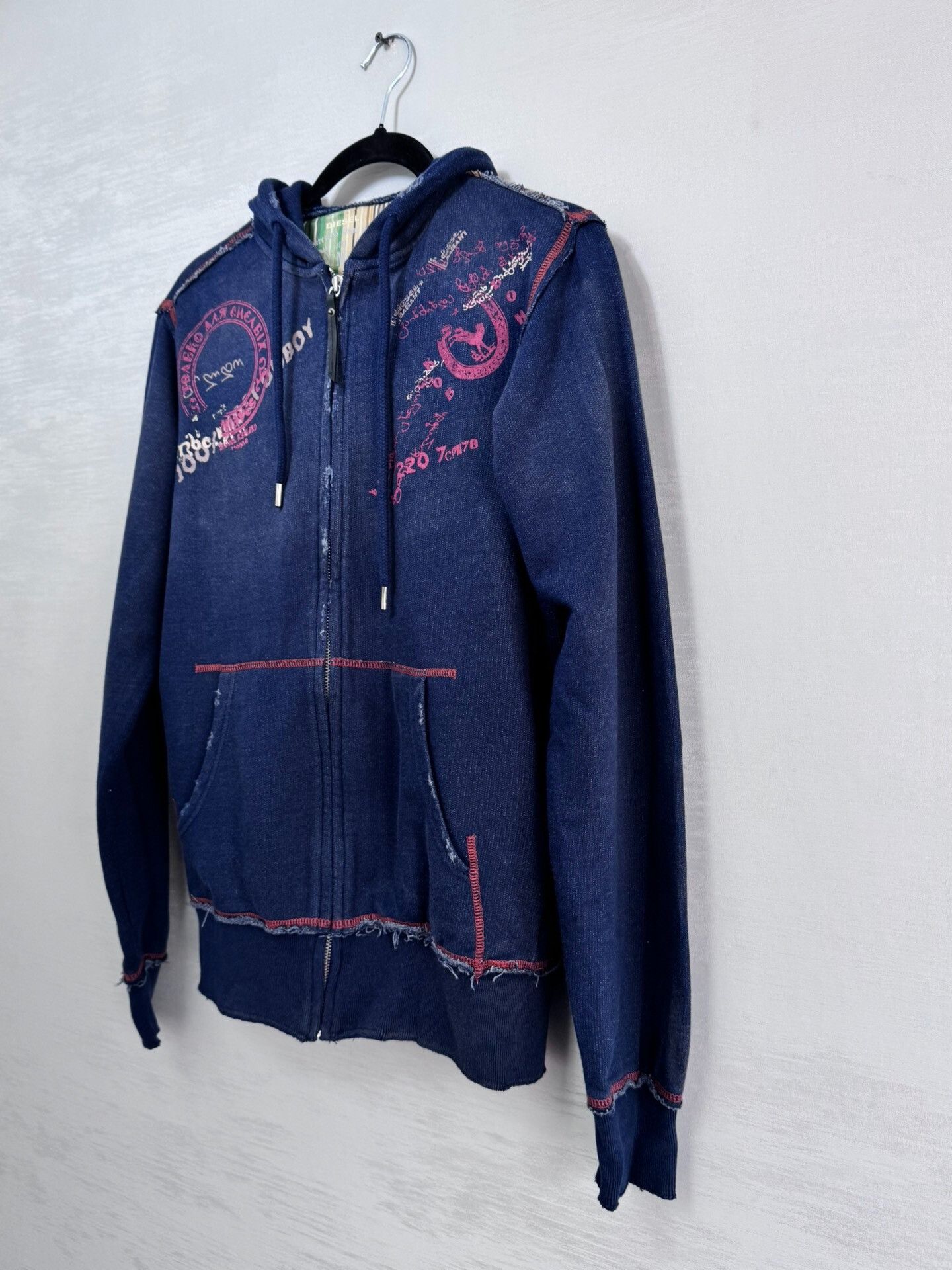 Diesel DIESEL Men's Oversize Hoodie Size US M / EU 48-50 / 2 - 3 Thumbnail