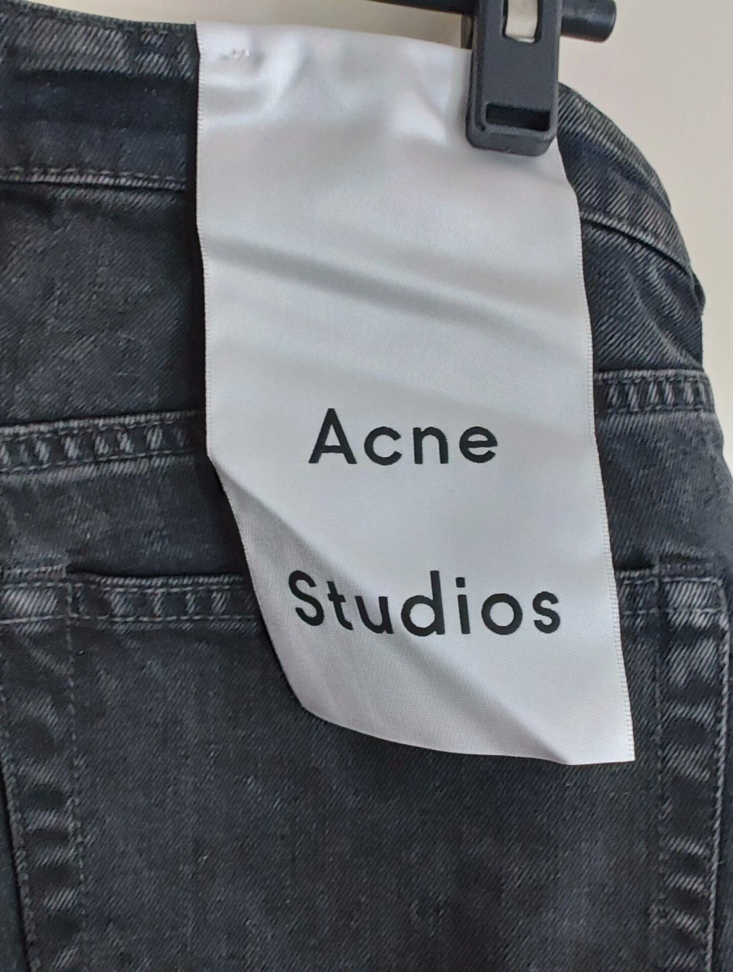 Acne Studios Acne Studios Men's Black Slim Jeans 32/32 Size US 32 / EU 48 - 5 Thumbnail