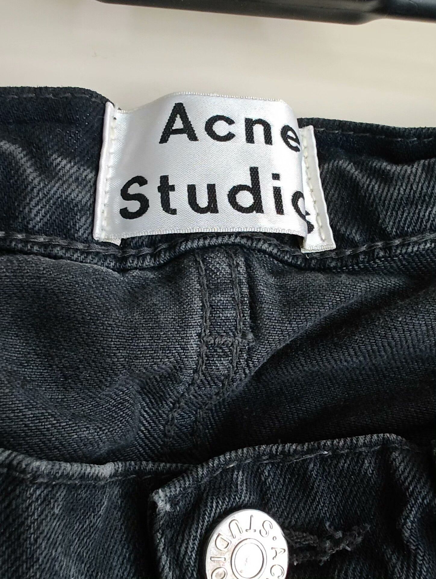 Acne Studios Acne Studios Men's Black Slim Jeans 32/32 Size US 32 / EU 48 - 3 Thumbnail