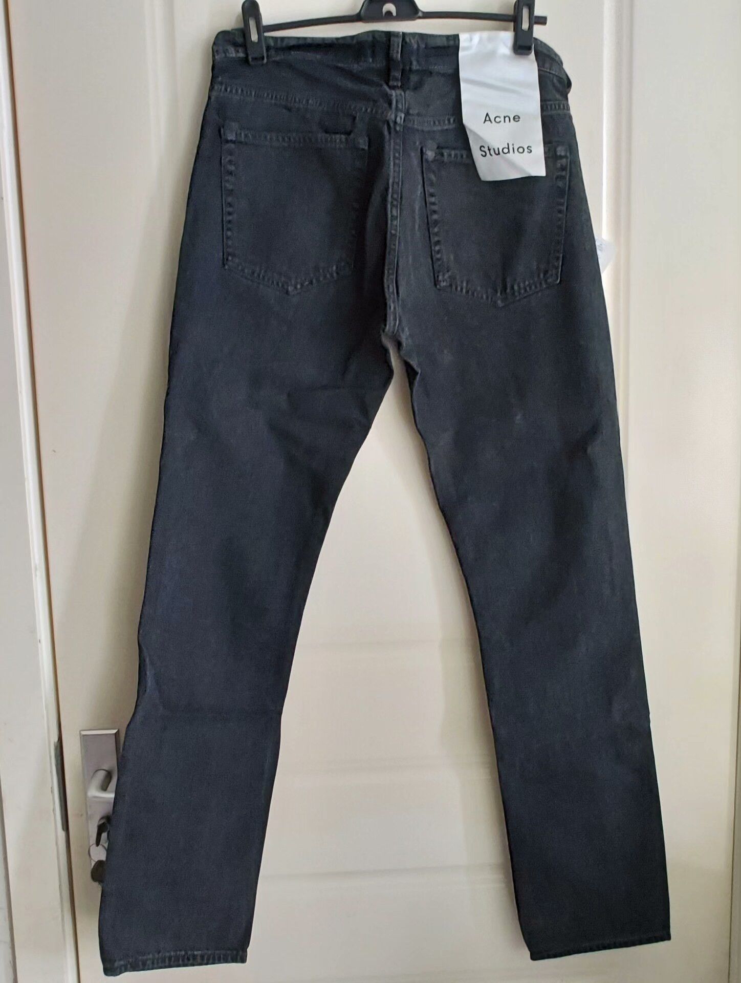 Acne Studios Acne Studios Men's Black Slim Jeans 32/32 Size US 32 / EU 48 - 2 Thumbnail