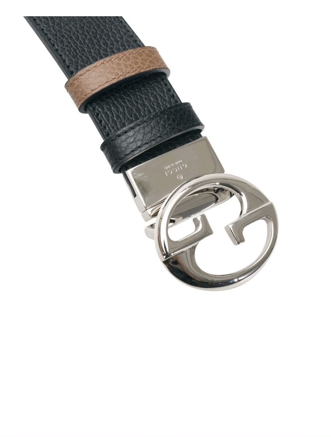 Gucci Gucci Unisex Logo Buckle Leather Belt Size ONE SIZE - 3 Thumbnail
