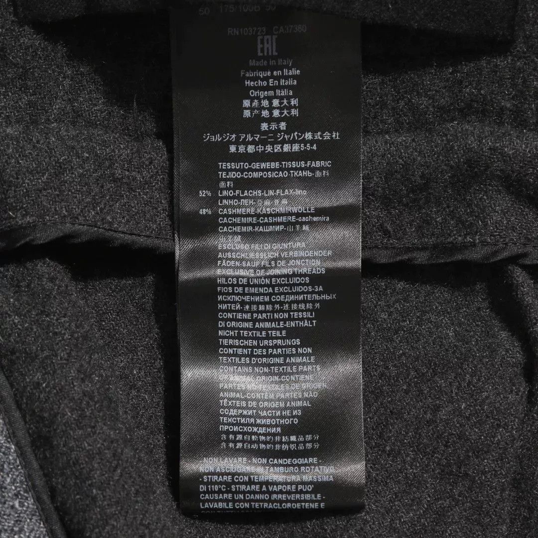 Giorgio Armani Giorgio Armani GA Men's Cashmere Linen Blazer Size US M / EU 48-50 / 2 - 9 Thumbnail
