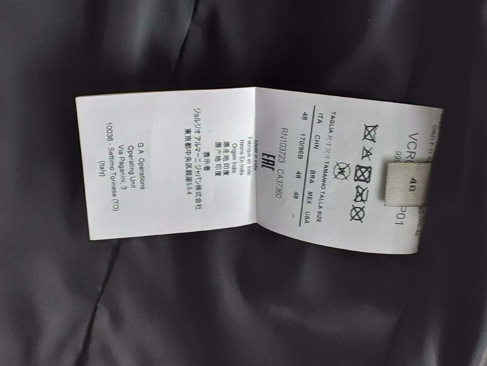 Armani Collezioni Armani Collezioni Leather Jacket Size US M / EU 48-50 / 2 - 7 Thumbnail