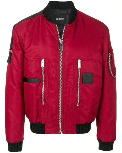 Les Hommes Les Hommes Runway Hybrid Pilot Jacket Size US L / EU 52-54 / 3 - 4 Thumbnail
