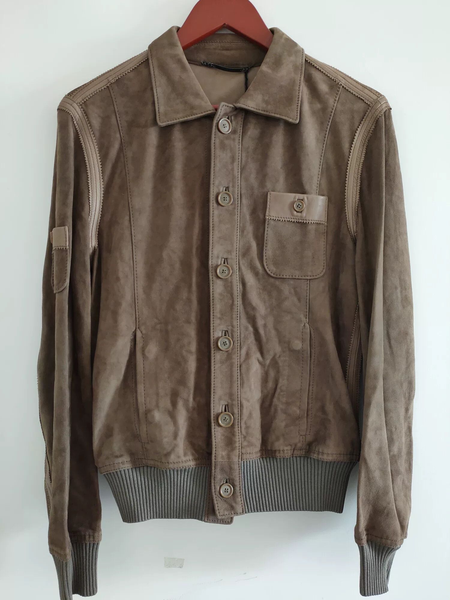 Dolce & Gabbana Dolce & Gabbana Men's Leather Jacket Size US S / EU 44-46 / 1 - 2 Thumbnail