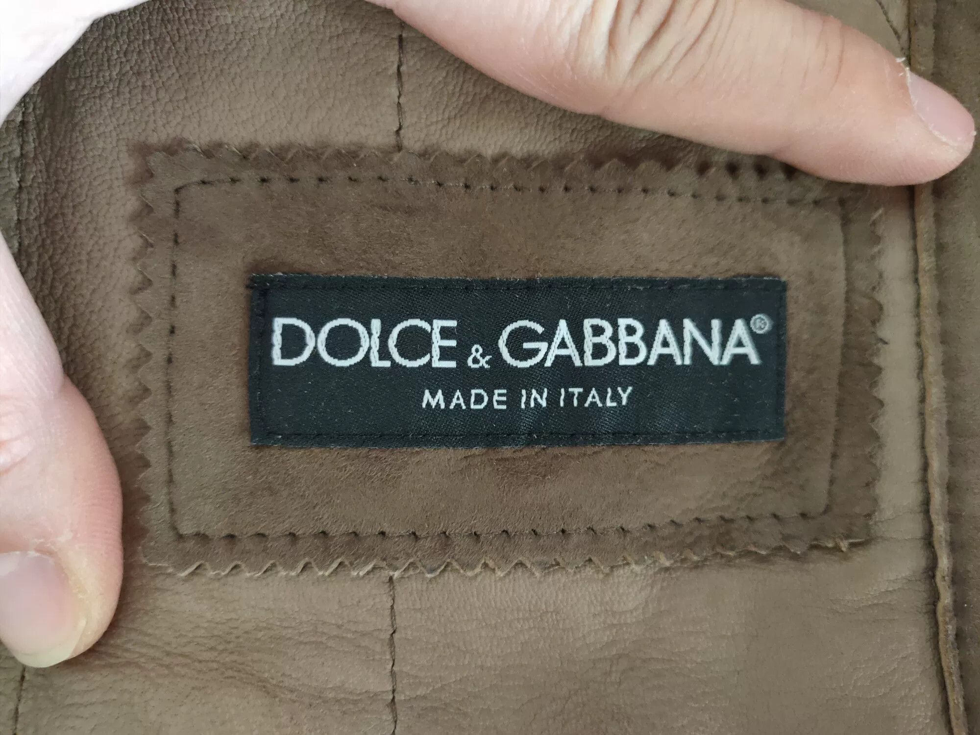 Dolce & Gabbana Dolce & Gabbana Men's Leather Jacket Size US S / EU 44-46 / 1 - 9 Thumbnail