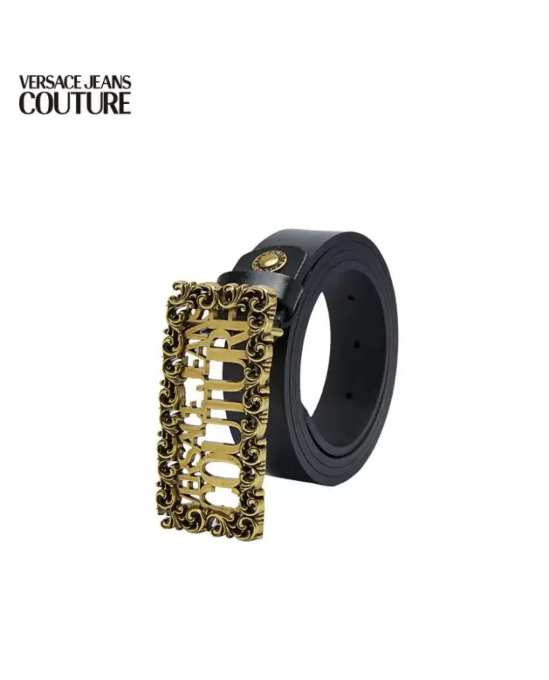 Versace Jeans Couture Versace Jeans Couture Baroque Logo Belt Size ONE SIZE - 4 Thumbnail