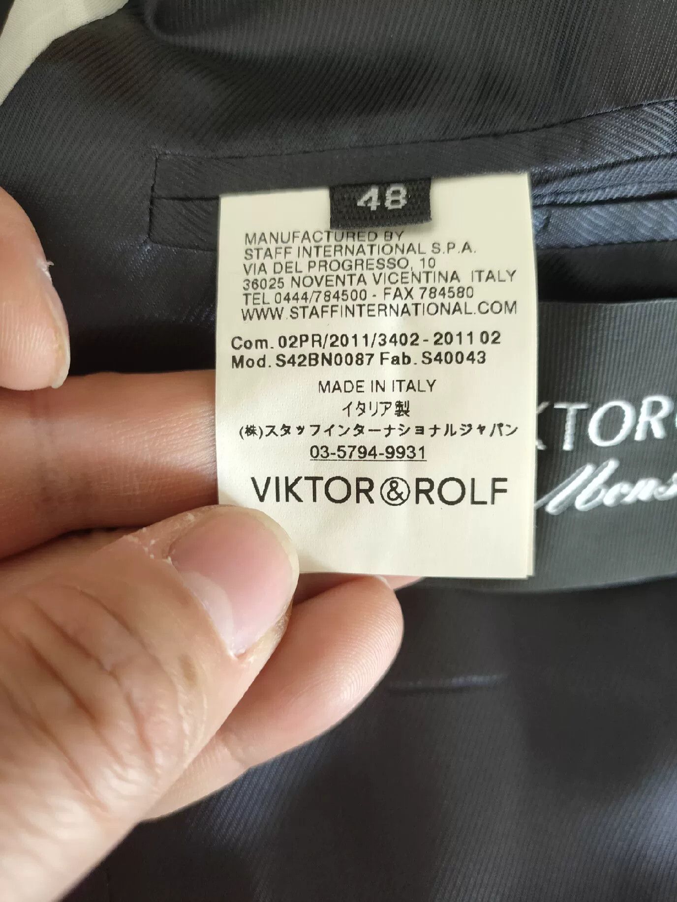 Viktor & Rolf Viktor & Rolf Men's Runway Smoking Jacket Size US M / EU 48-50 / 2 - 7 Thumbnail
