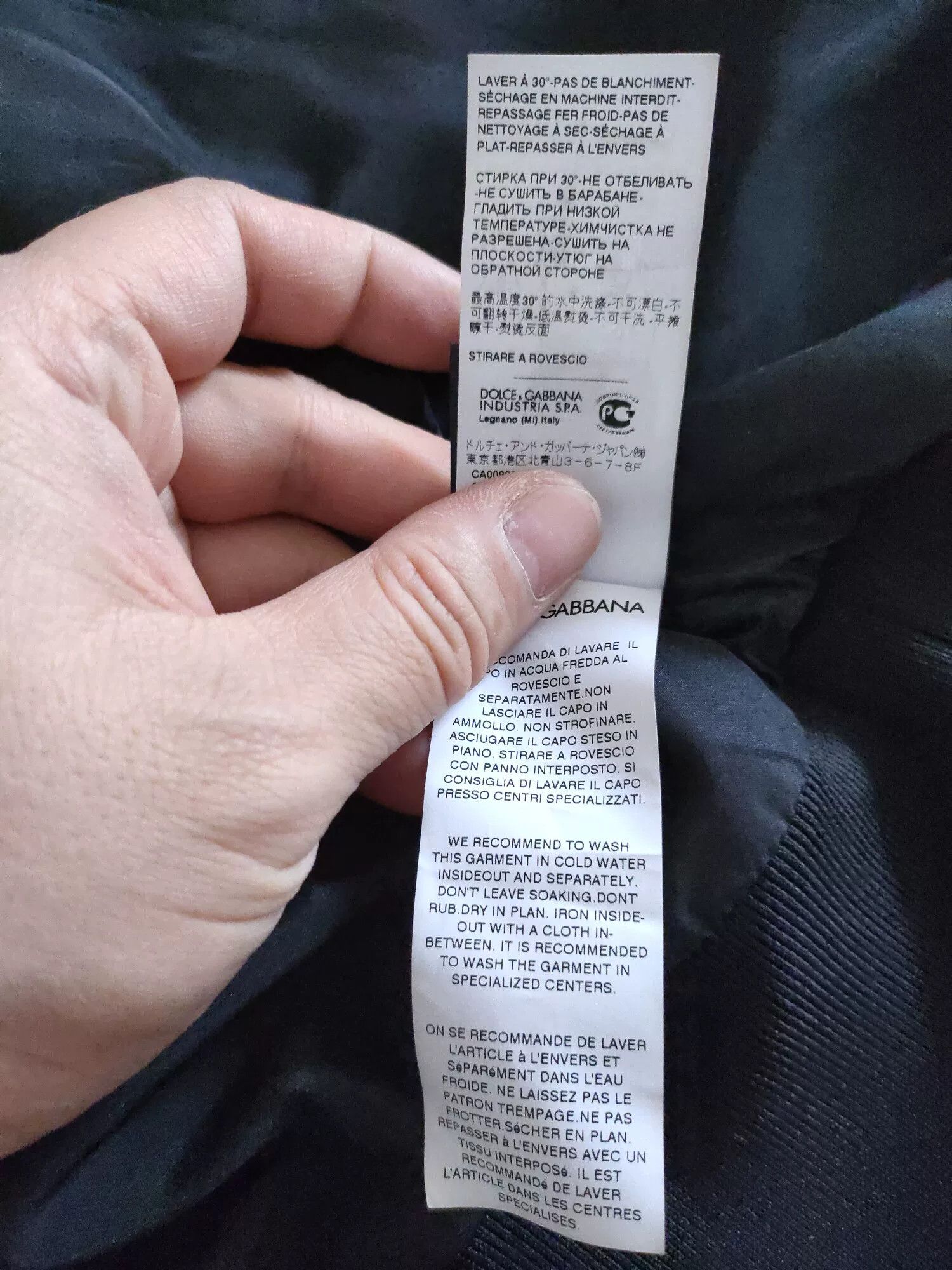 Dolce & Gabbana Dolce & Gabbana Men's Jacket Size US S / EU 44-46 / 1 - 7 Thumbnail