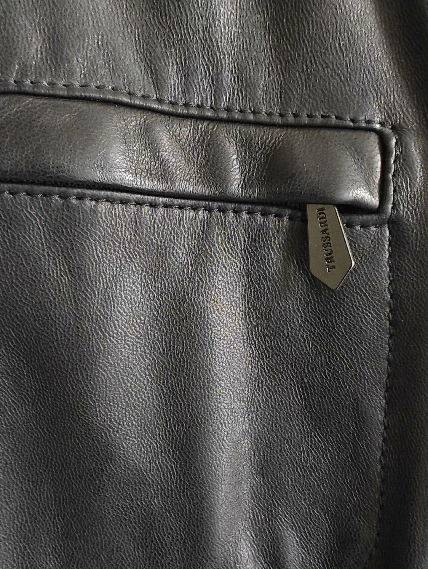 Trussardi Trussardi Lambskin Leather Jacket Size US M / EU 48-50 / 2 - 4 Thumbnail