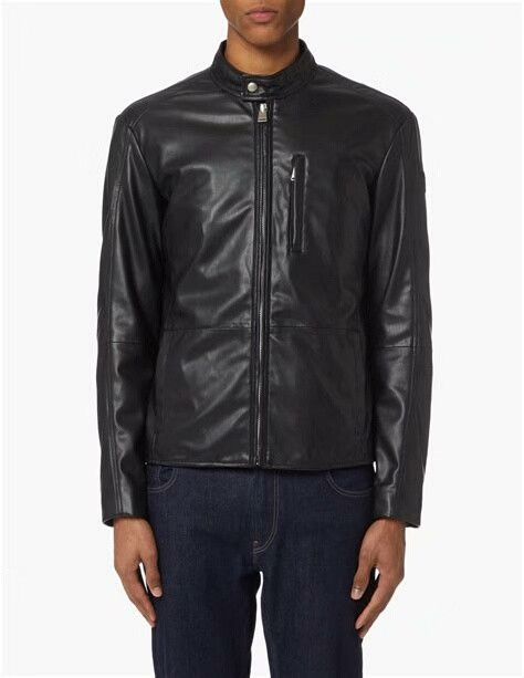 Trussardi Trussardi Lambskin Leather Jacket Size US M / EU 48-50 / 2 - 2 Thumbnail