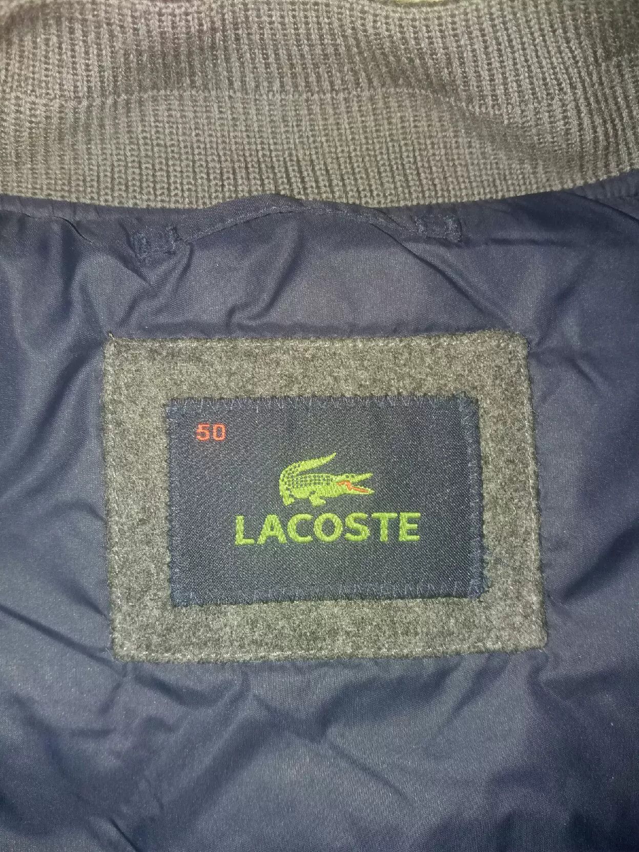 Lacoste Lacoste Ma-1 Wool Flight Jacket Size US M / EU 48-50 / 2 - 5 Thumbnail