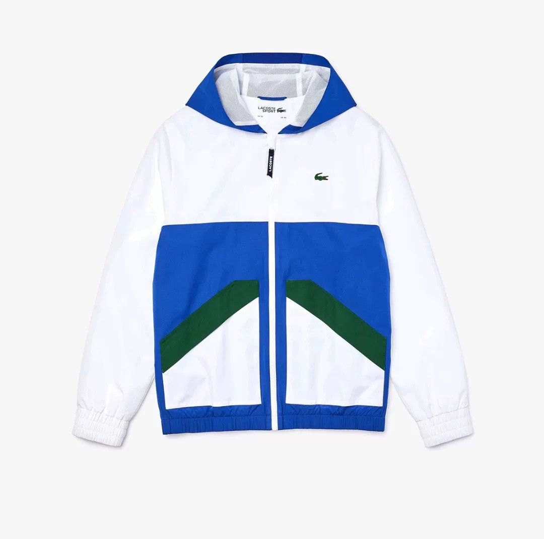Lacoste Lacoste Colorblock Hooded Sports Jacket Size US M / EU 48-50 / 2 - 2 Thumbnail