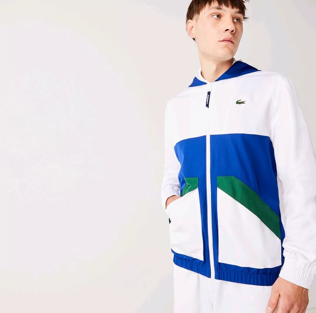 Lacoste Lacoste Colorblock Hooded Sports Jacket Size US M / EU 48-50 / 2 - 4 Thumbnail