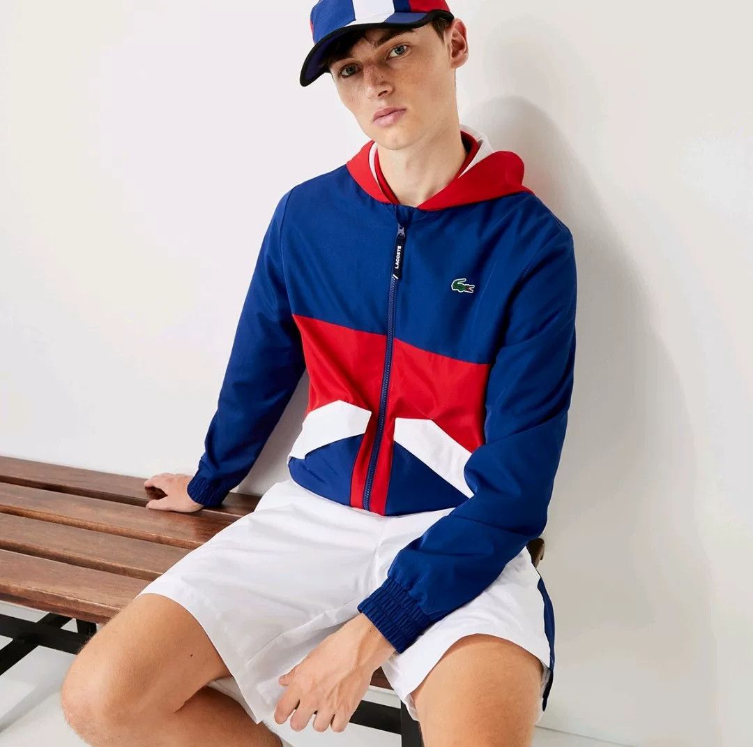 Lacoste Lacoste Colorblock Hooded Sports Jacket Size US M / EU 48-50 / 2 - 3 Thumbnail