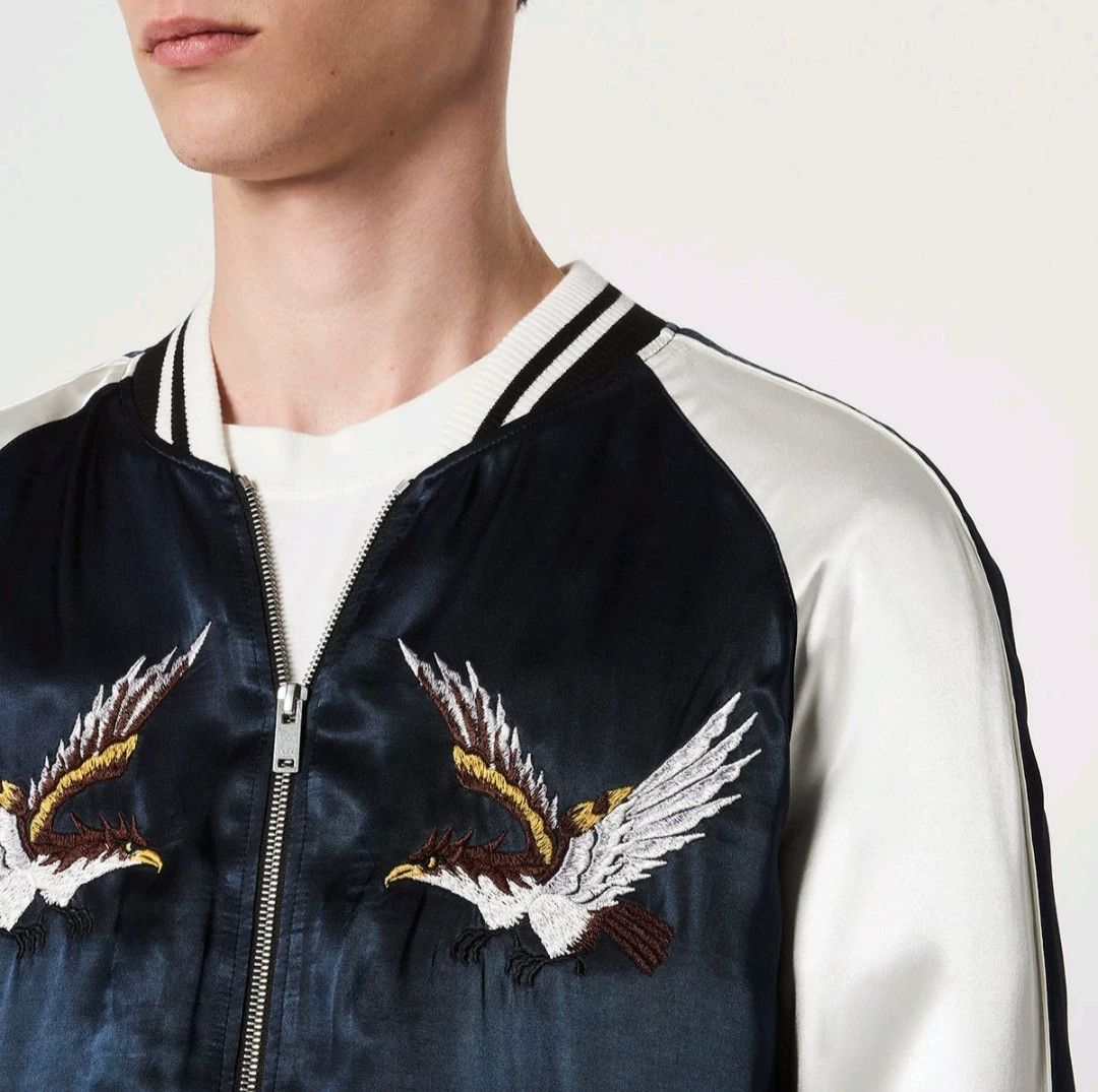 Sandro Sandro Men's Eagle Embroidery Jacket Size US L / EU 52-54 / 3 - 8 Thumbnail