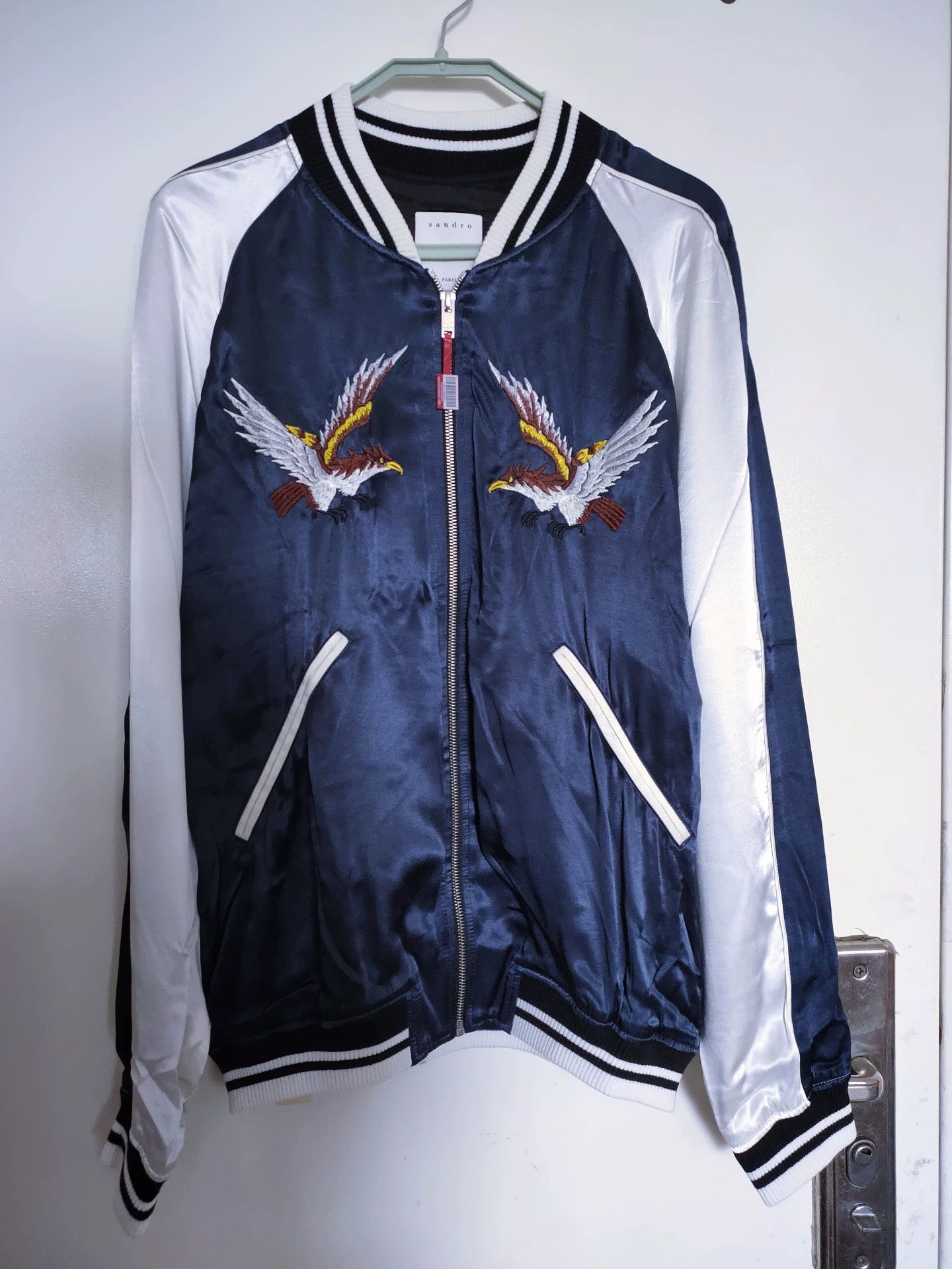 Sandro Sandro Men's Eagle Embroidery Jacket Size US L / EU 52-54 / 3 - 2 Thumbnail