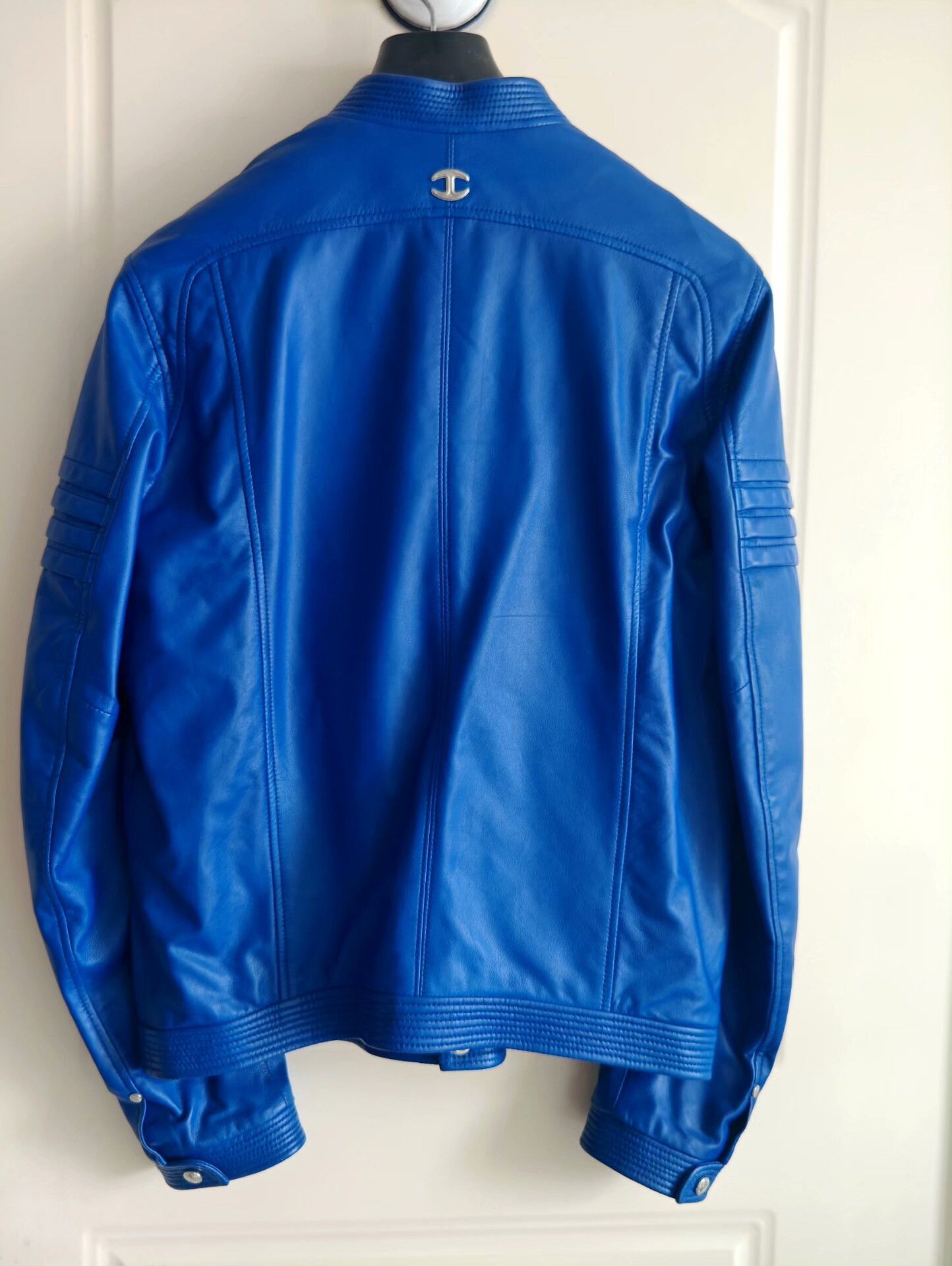 Just Cavalli Just Cavalli Lambskin Biker Jacket Size US M / EU 48-50 / 2 - 2 Thumbnail