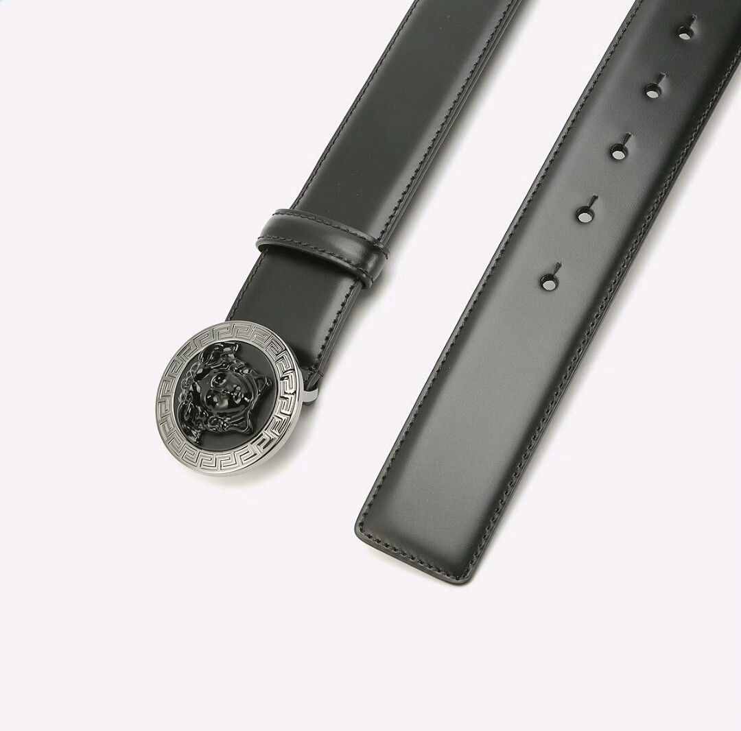 Versace VERSACE Men's Medusa Logo Belt Size ONE SIZE - 5 Thumbnail