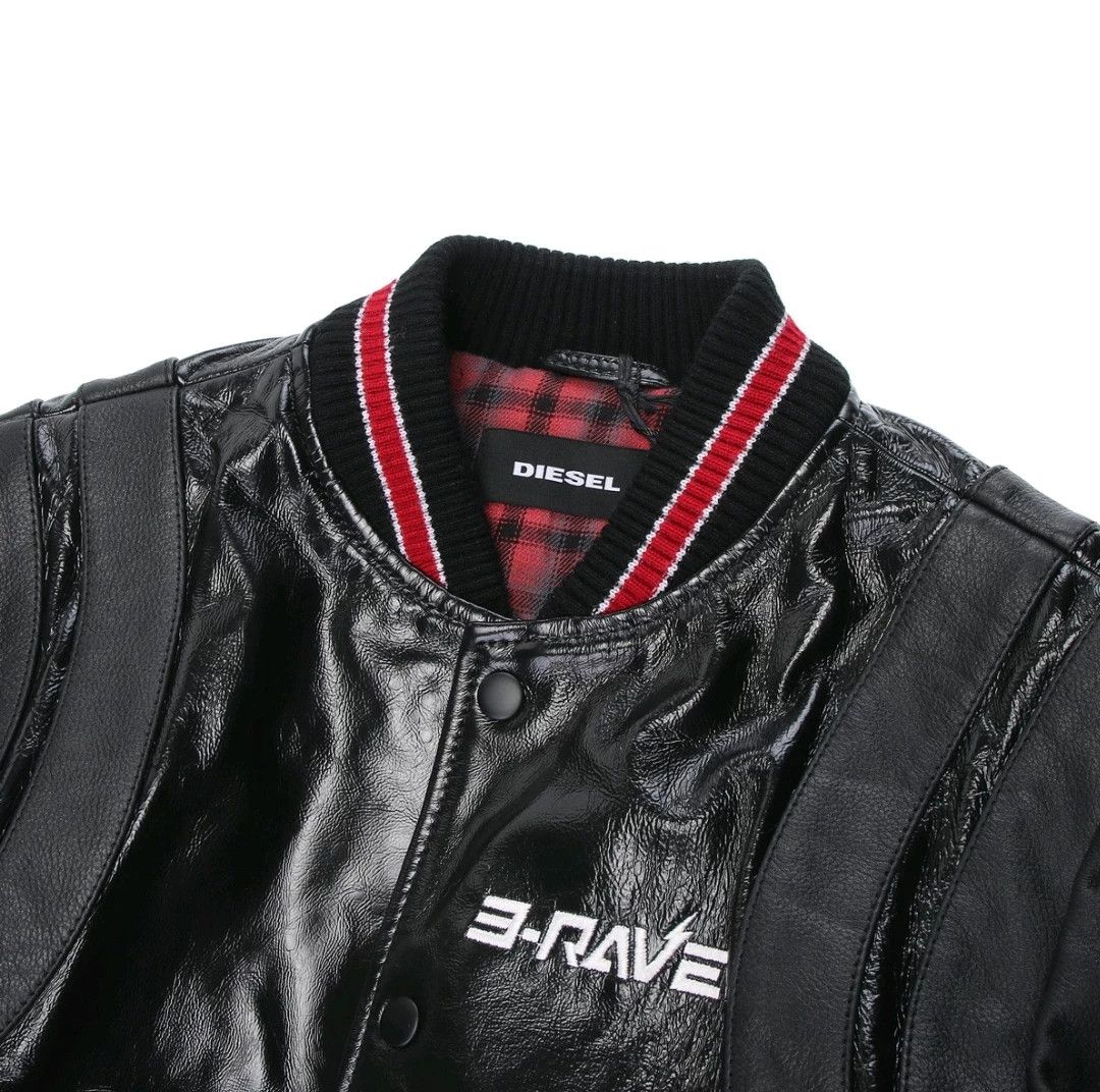 Diesel DIESEL L-BILLY Quilted Leather Jacket Size US M / EU 48-50 / 2 - 3 Thumbnail