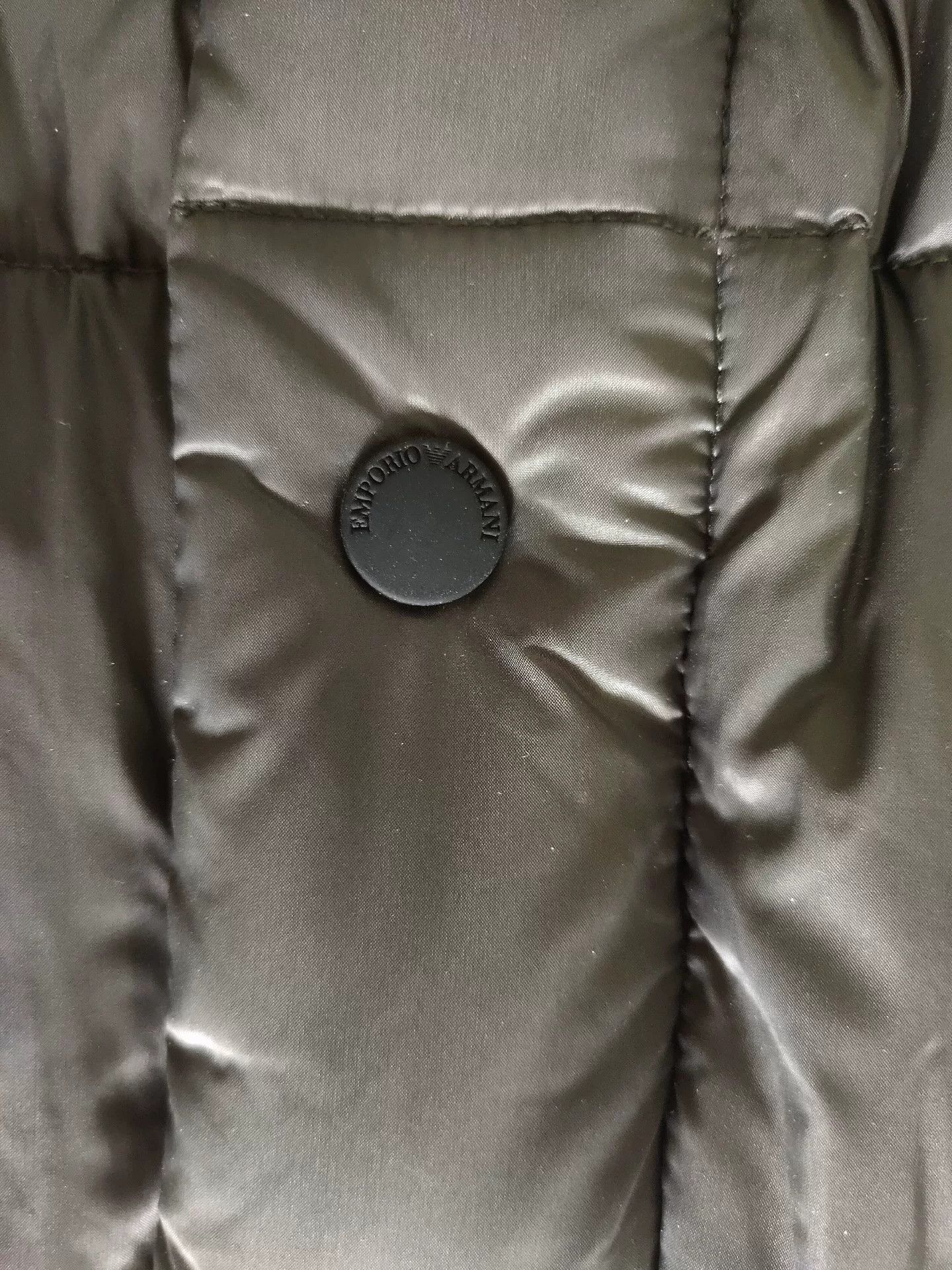 Emporio Armani Emporio Armani Men's Black Gray Down Jacket Size US M / EU 48-50 / 2 - 4 Thumbnail