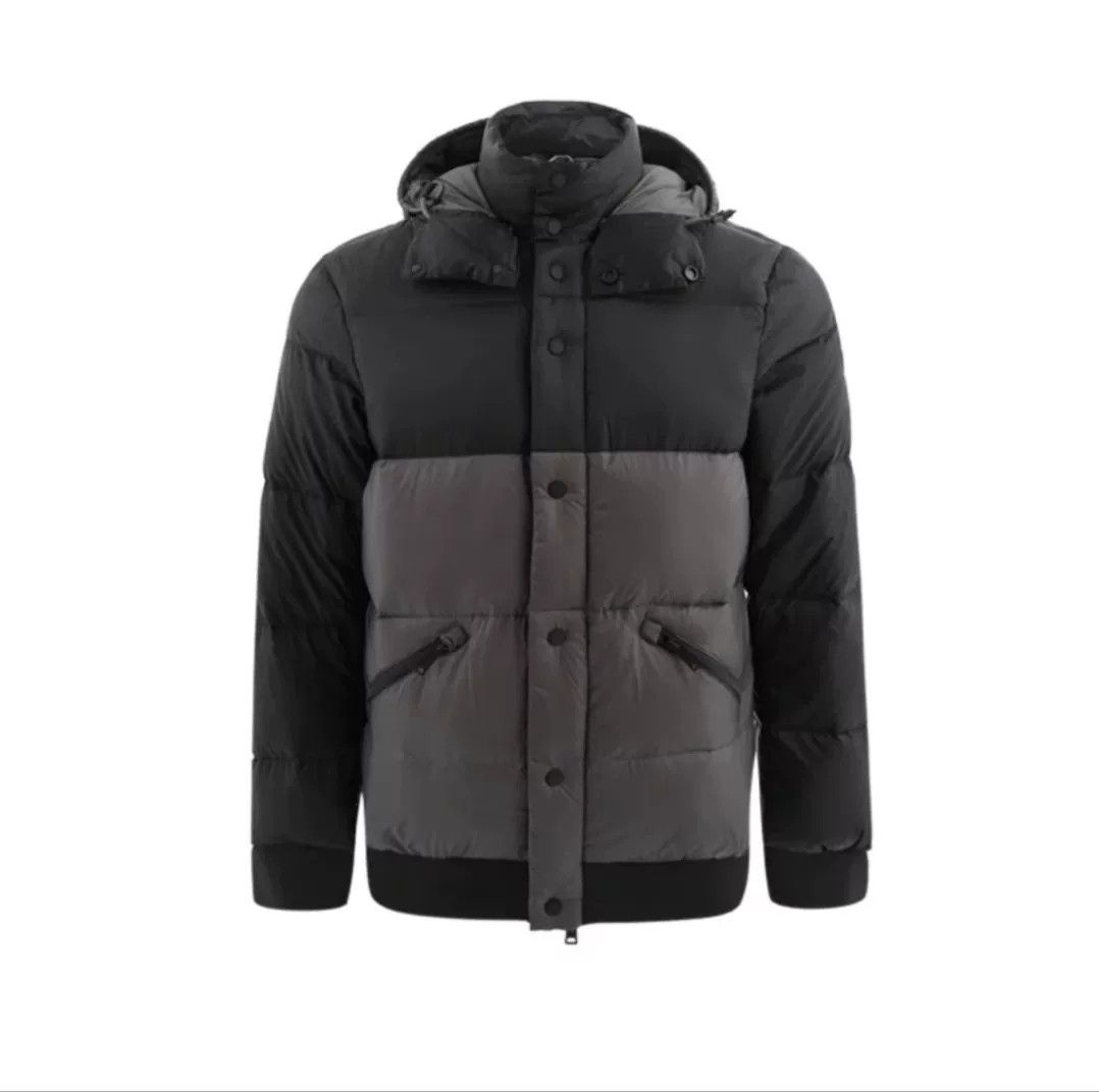 Emporio Armani Emporio Armani Men's Black Gray Down Jacket Size US M / EU 48-50 / 2 - 2 Thumbnail