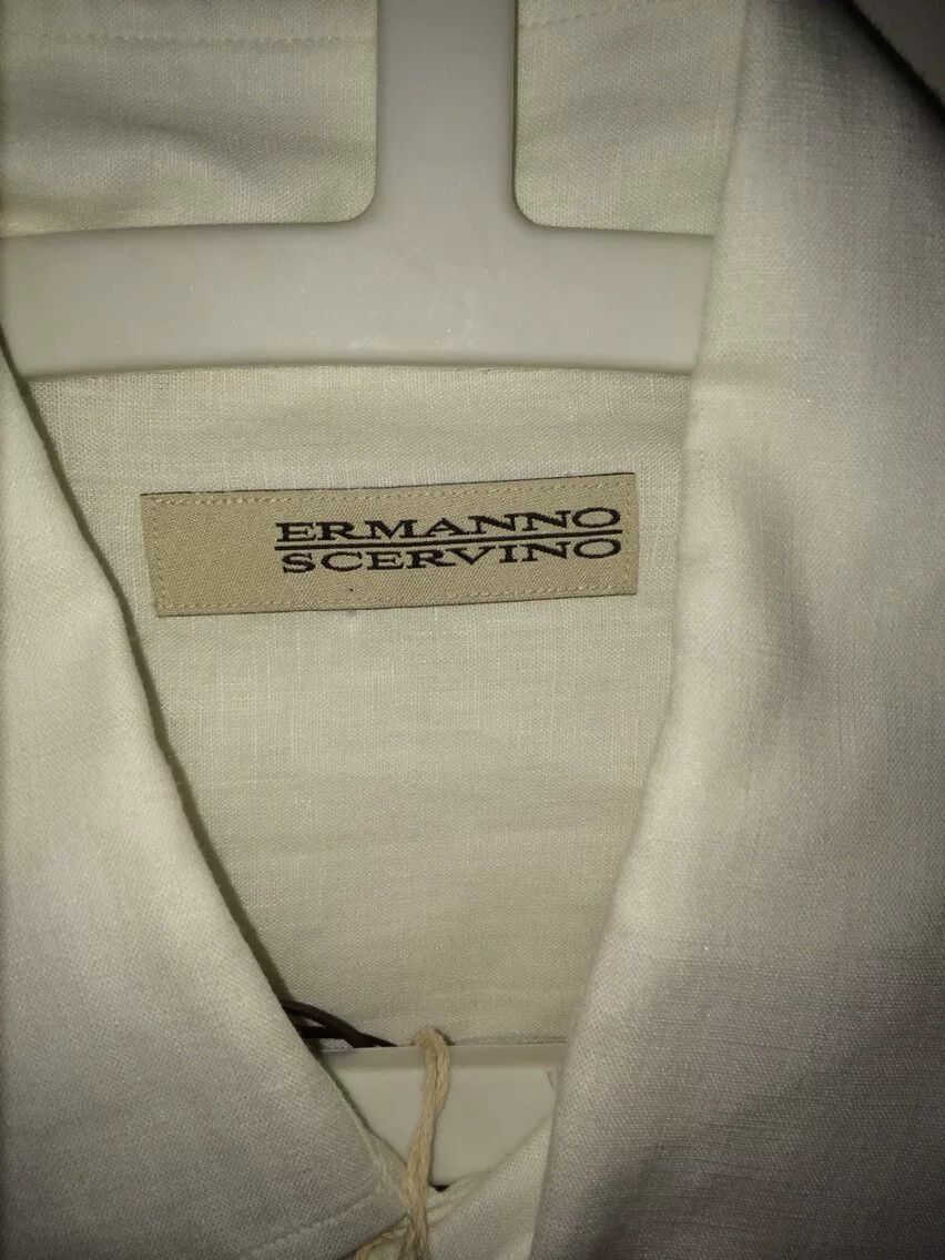 Ermanno Scervino Ermanno Scervino Men's Pure Linen Shirt Size US M / EU 48-50 / 2 - 4 Thumbnail