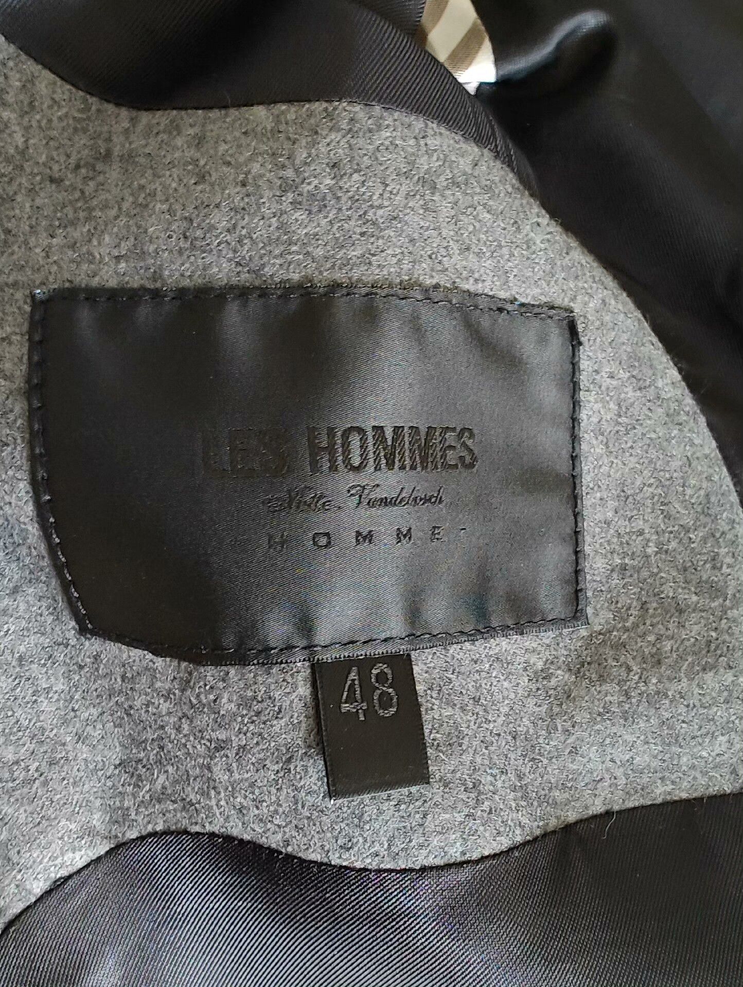 Les Hommes Les Hommes Virgin Wool Stand Collar Blazer Size US M / EU 48-50 / 2 - 7 Thumbnail
