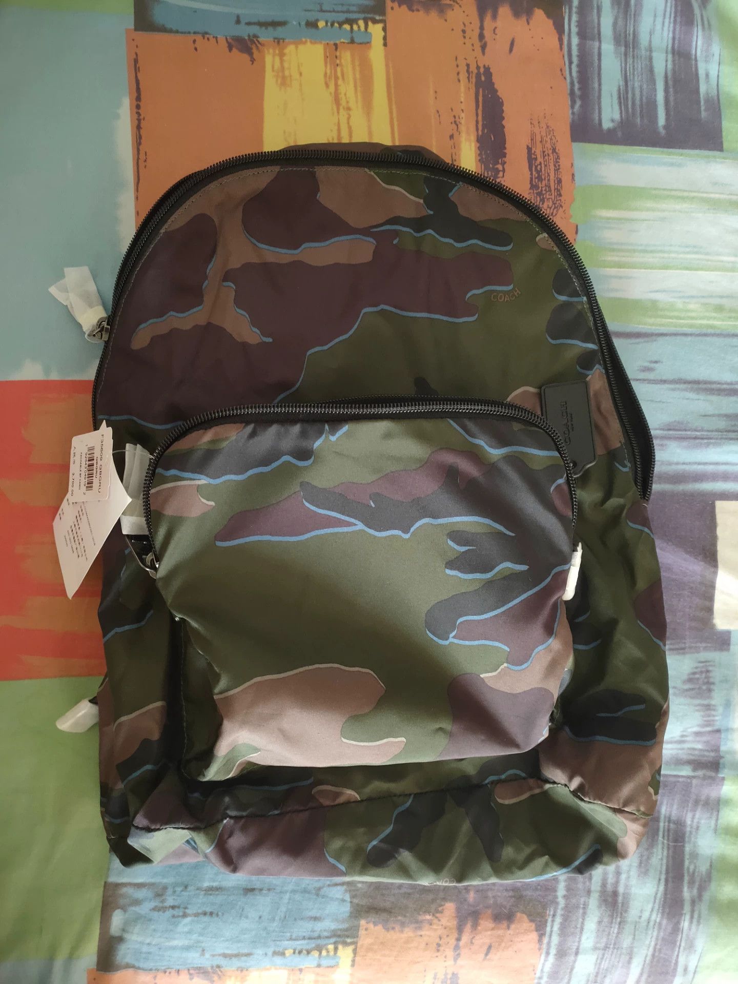 Coach COACH Camo Lightweight Casual Backpack Size ONE SIZE - 3 Thumbnail