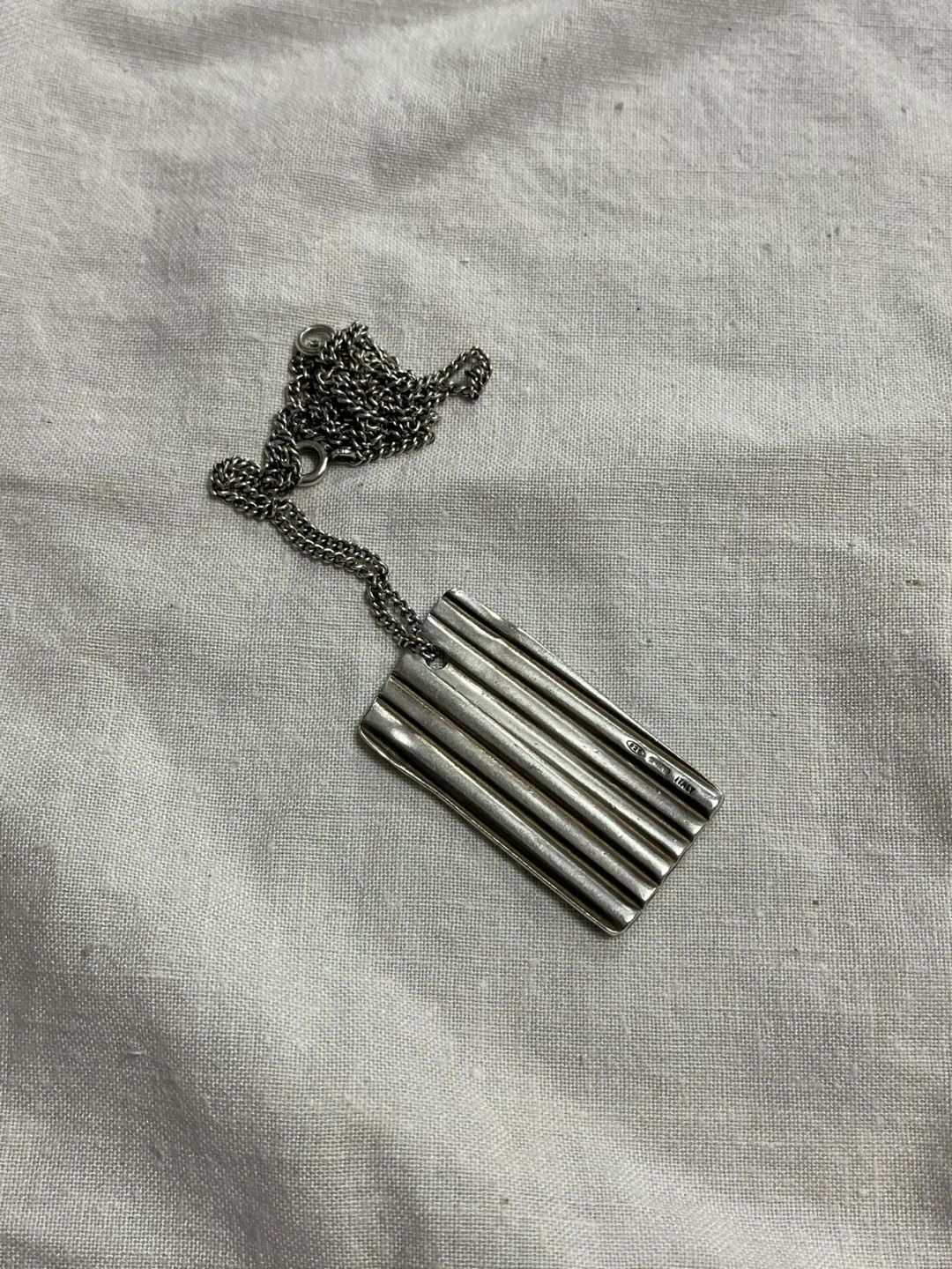 Maison Margiela Maison Martin Margiela Silver Three-Layer Necklace Size ONE SIZE - 3 Thumbnail
