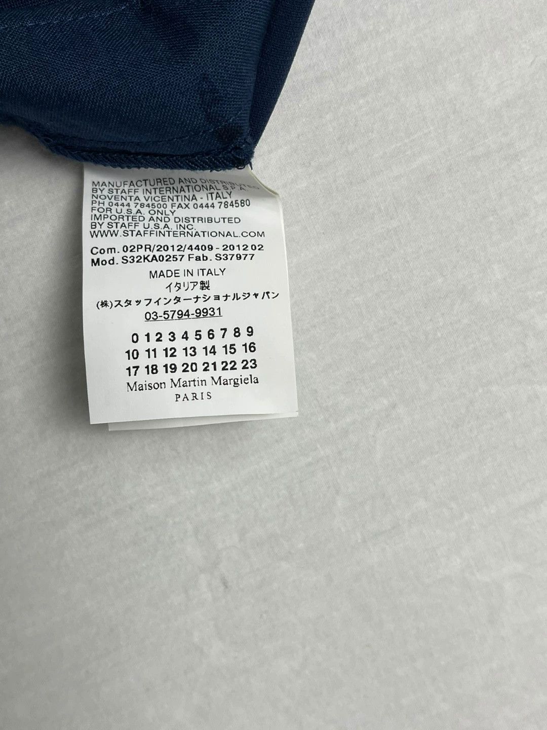 MM6 Maison Martin Margiela Belted Navy Trousers Size 42" / US 20 - 8 Thumbnail