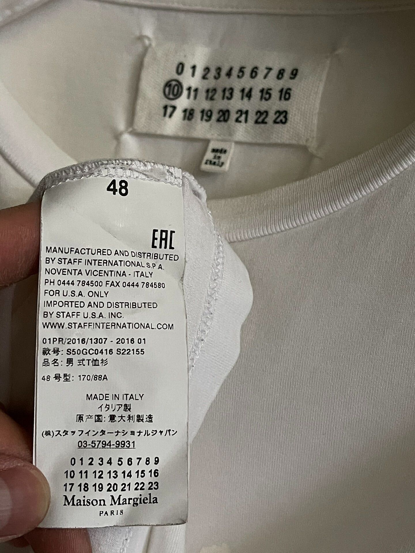 Maison Margiela Maison Martin Margiela Paint Print Tee Size US S / EU 44-46 / 1 - 6 Thumbnail