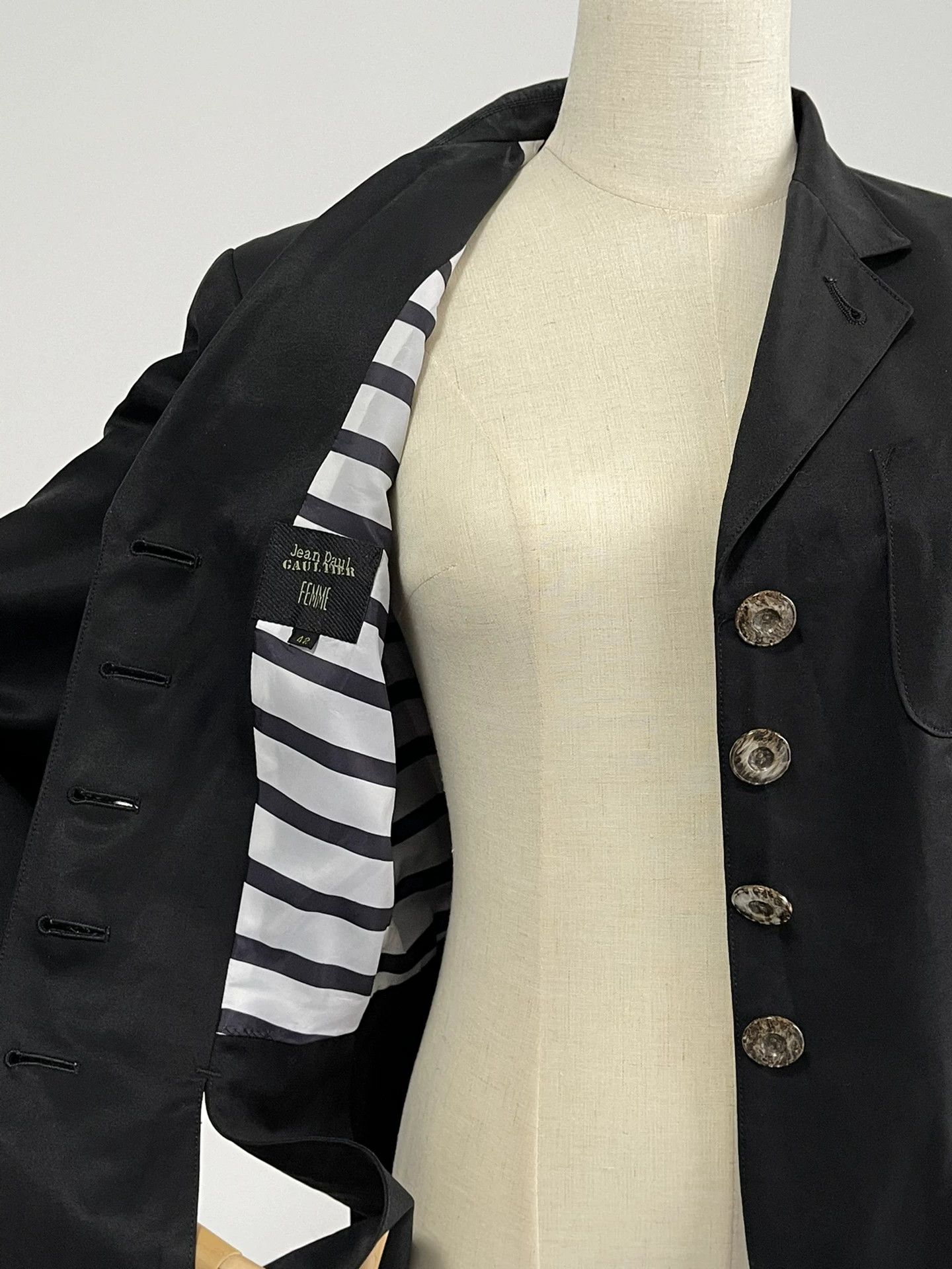 Jean Paul Gaultier Jean Paul Gaultier Split Hem Blazer Size M / US 6-8 / IT 42-44 - 4 Thumbnail