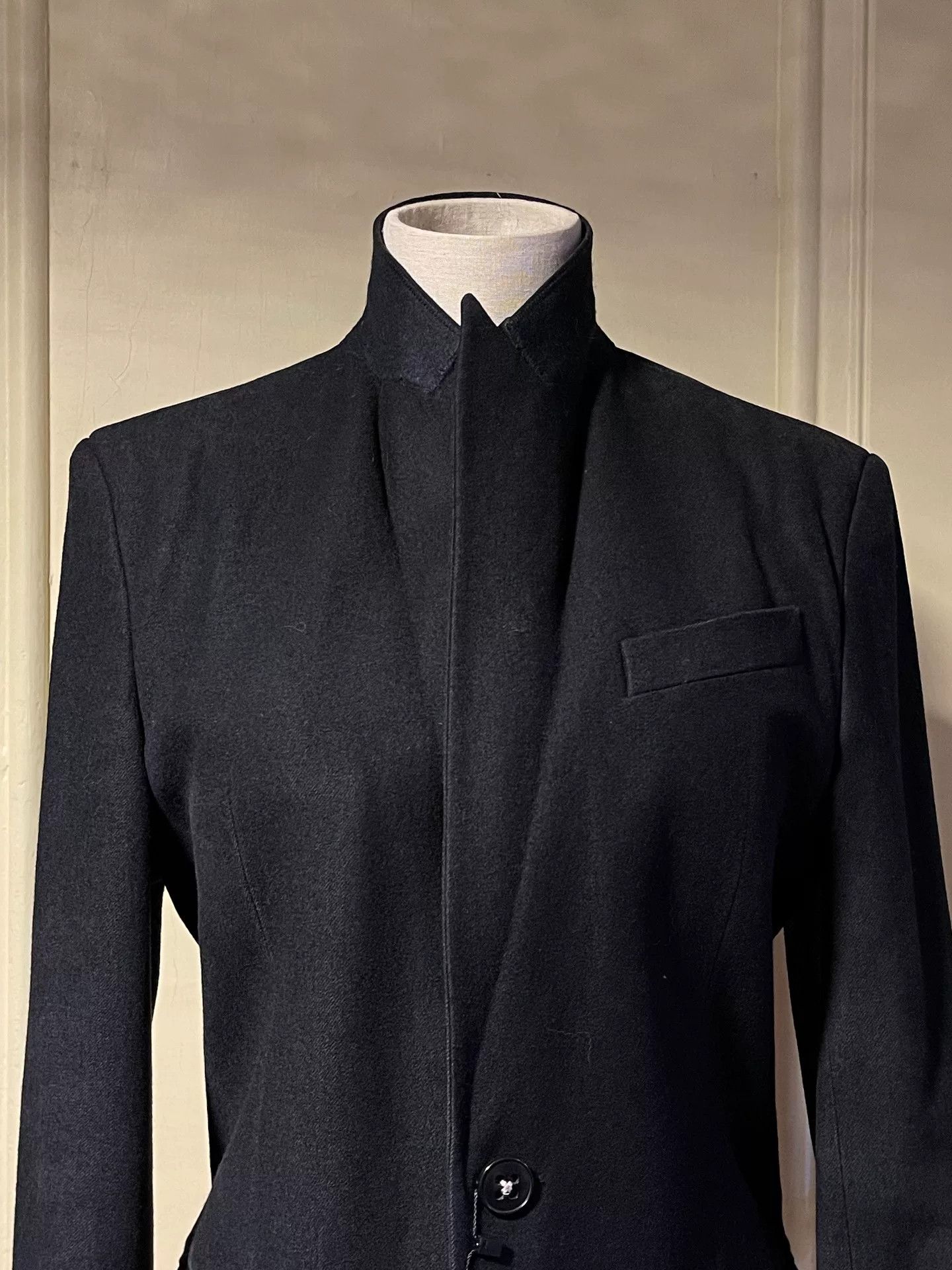 Ann Demeulemeester Ann Demeulemeester Pure Wool Peak Lapel Blazer Size US S / EU 44-46 / 1 - 4 Thumbnail
