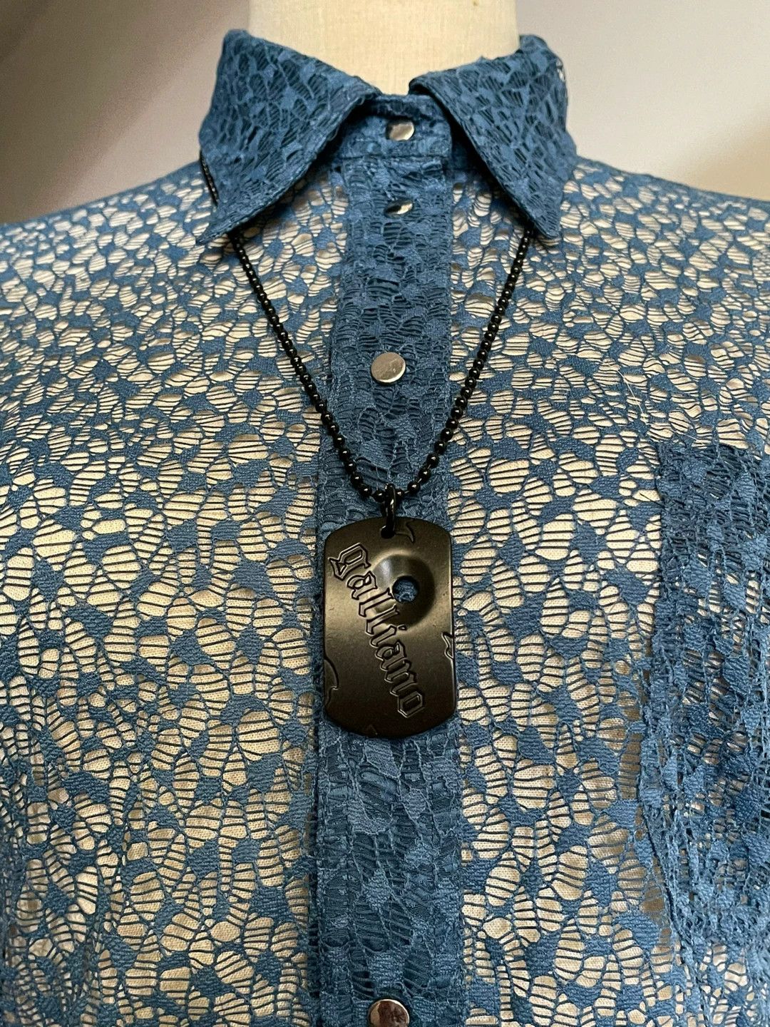 John Galliano John Galliano Dog Tag Necklace Size ONE SIZE - 6 Thumbnail