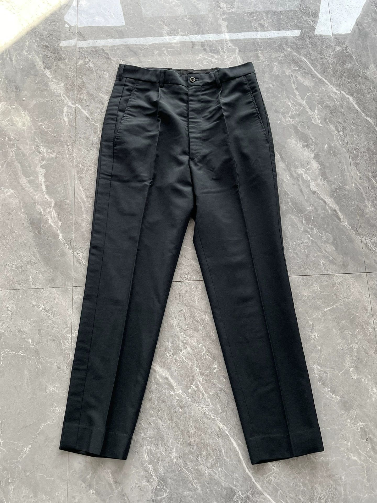 Yohji Yamamoto Yohji Yamamoto 90s Indigo Wool Trousers Size US 35 - 4 Thumbnail