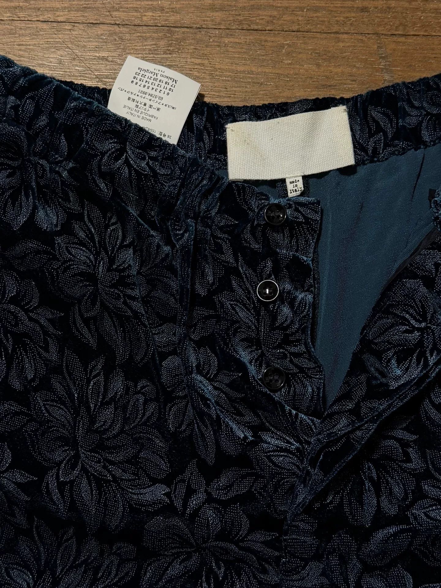 Maison Margiela Maison Margiela 17SS Blue Floral Smoking Pants Size 38" / US 16 / IT 52 - 6 Thumbnail